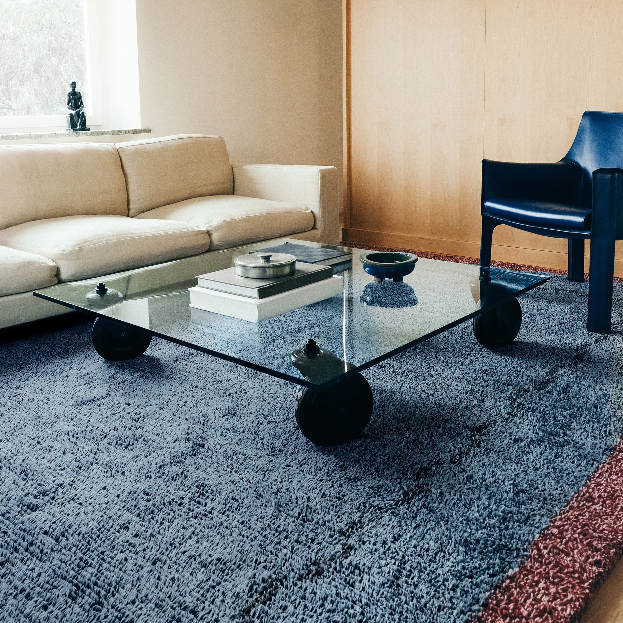 Ryya 01 Blue Rya Rug - 5