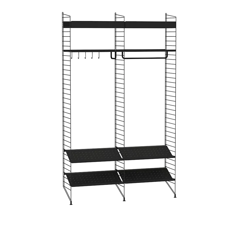 Hall Hyllsystem K Svart / Svart