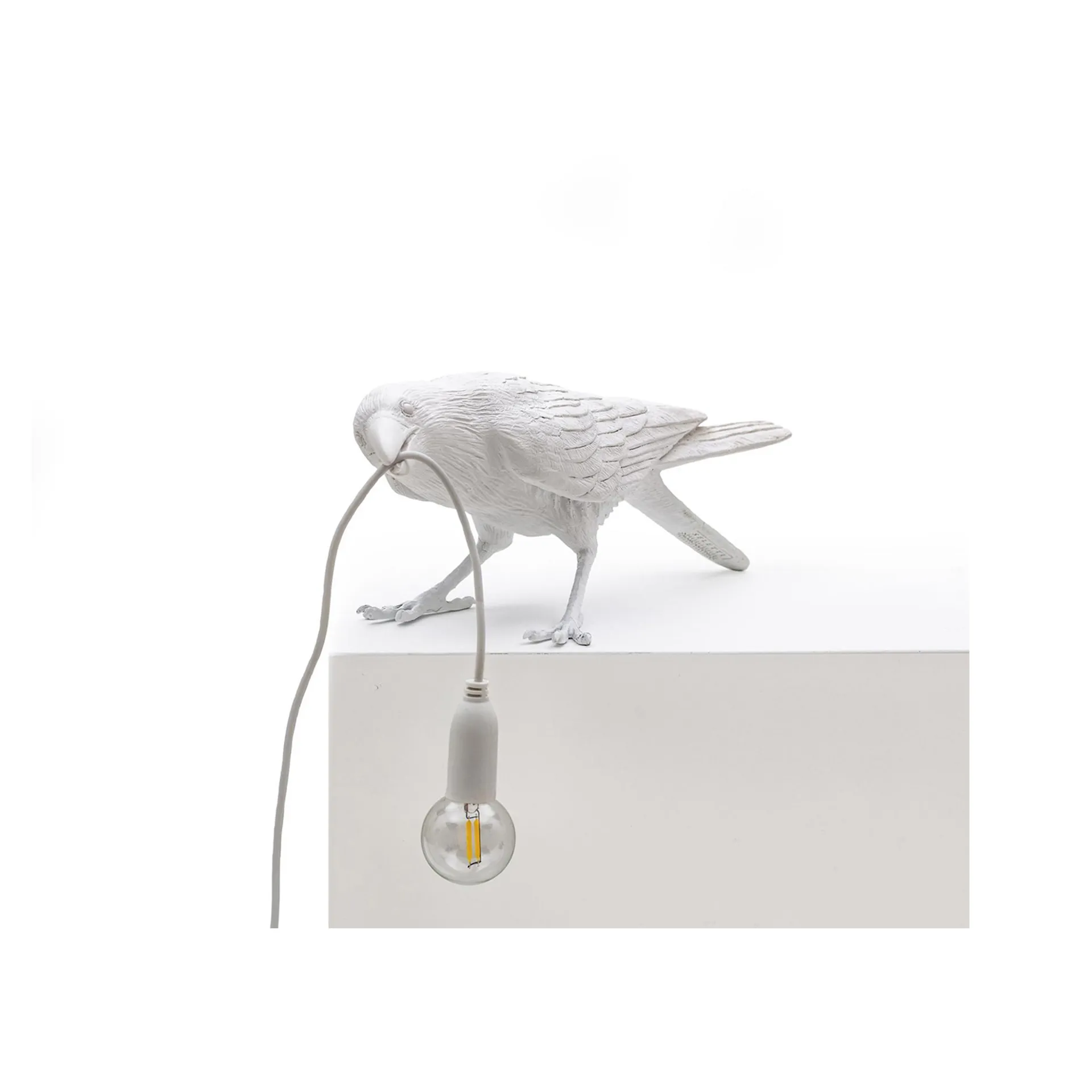 Bird Lamp Playing - White - Seletti - NO GA