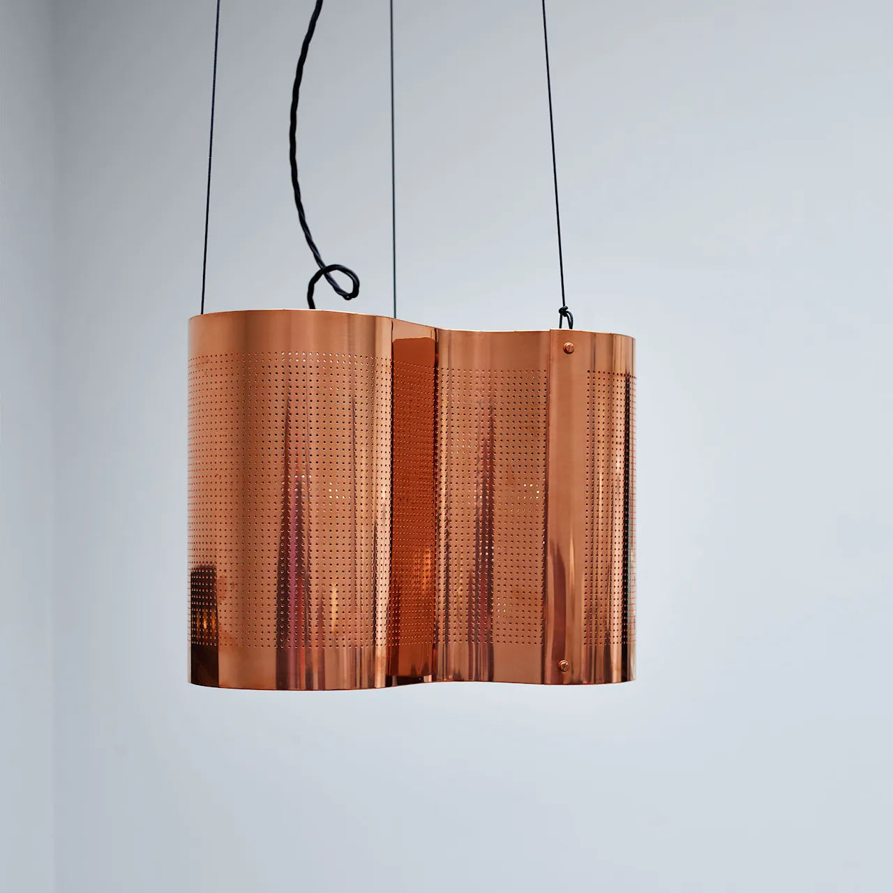 Snäcka ceiling lamp copper