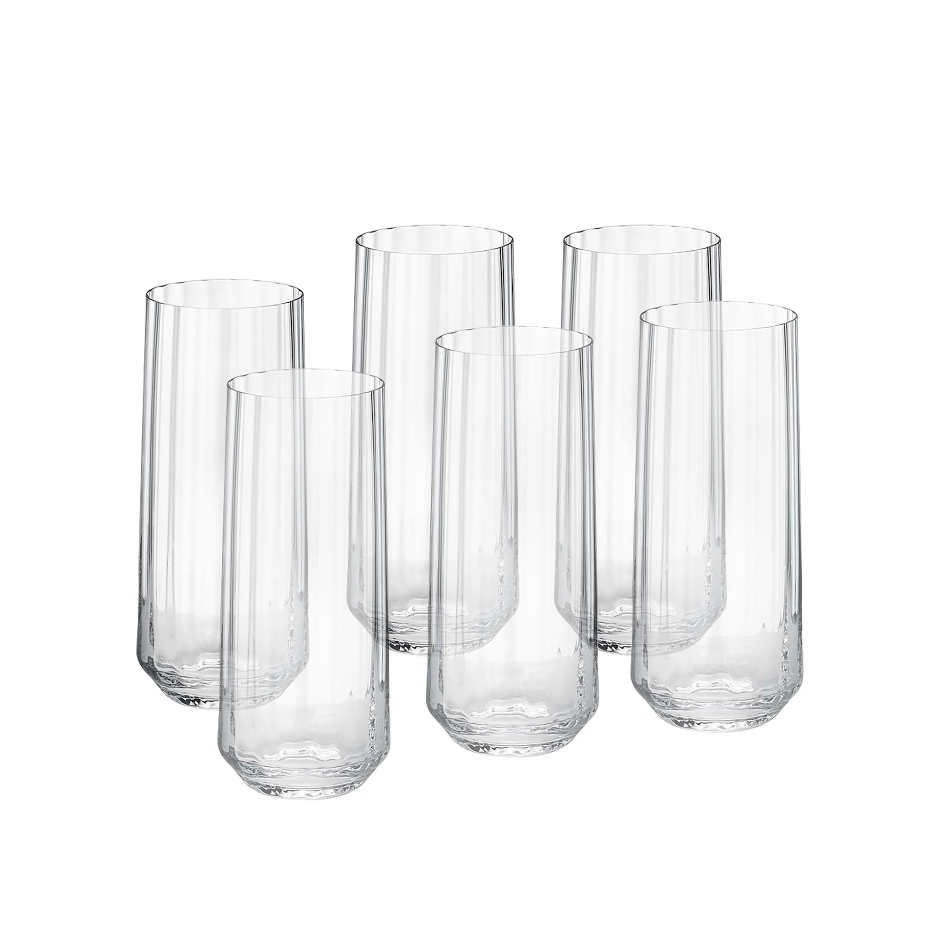 Bernadotte Highball Glass - Set of 6 - Georg Jensen - Sigvard Bernadotte - NO GA