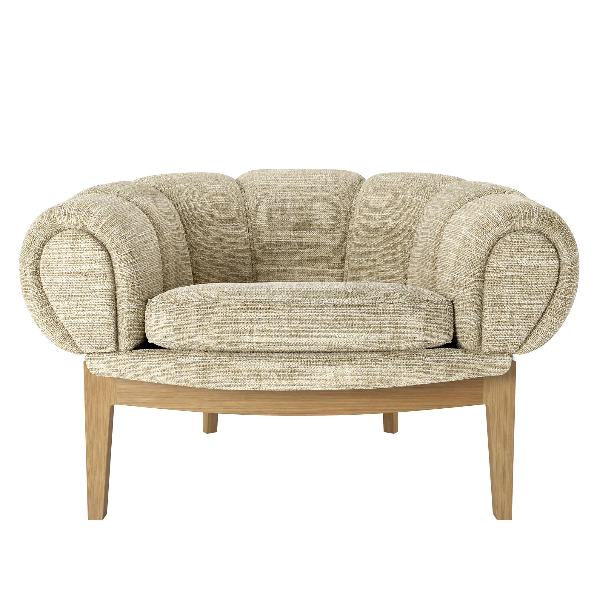 Croissant Lounge Chair Oak - 2