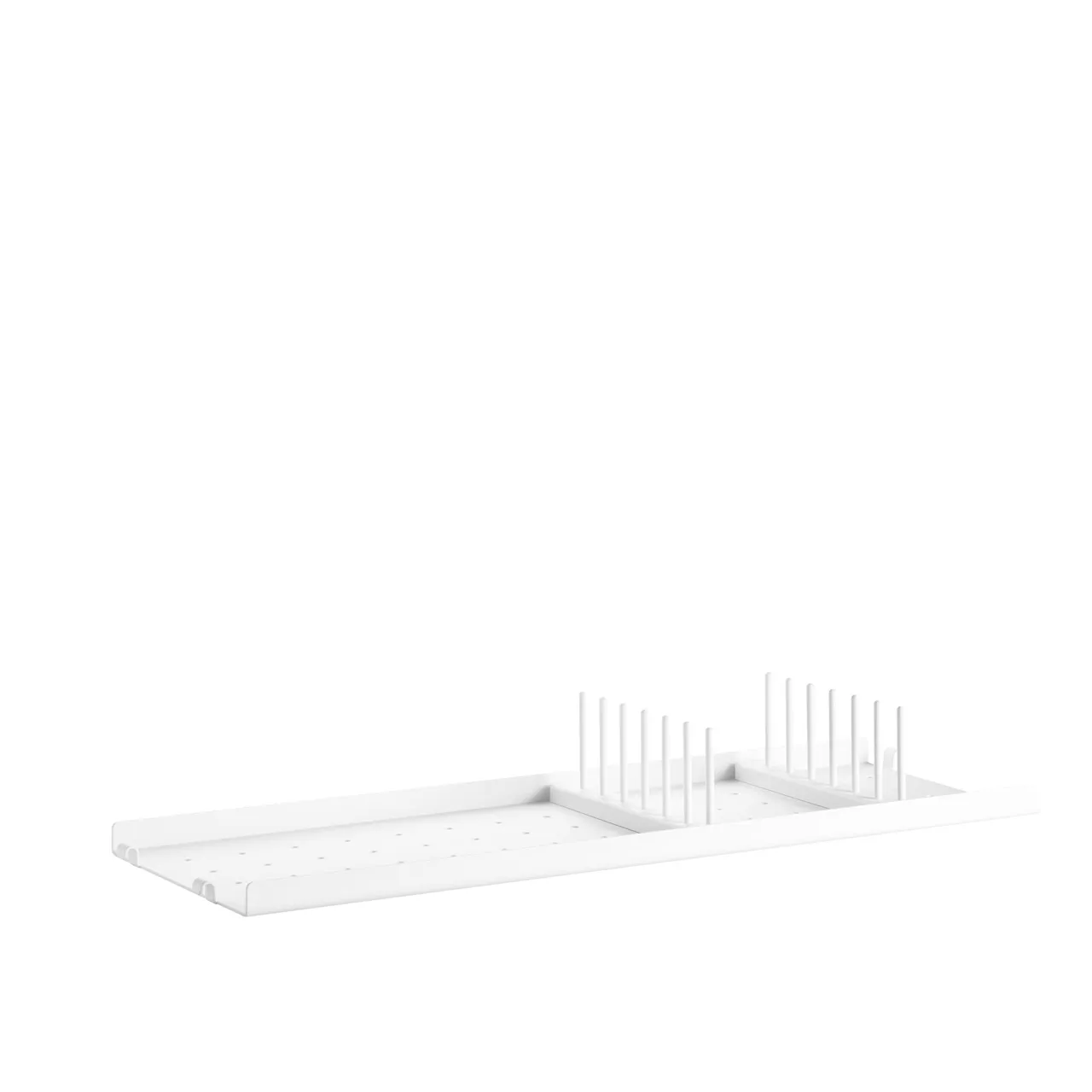 String Plate rack 20 cm White, 2-pack, Space for 6 plates