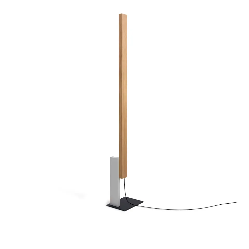 High Line Oak Floor Lamp