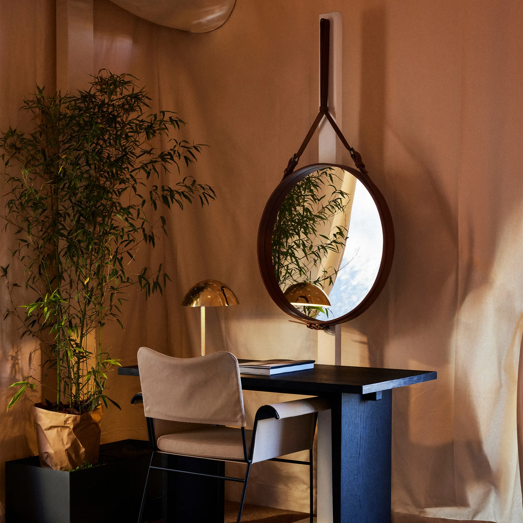 Adnet Circulaire Mirror Ø70 cm - 5