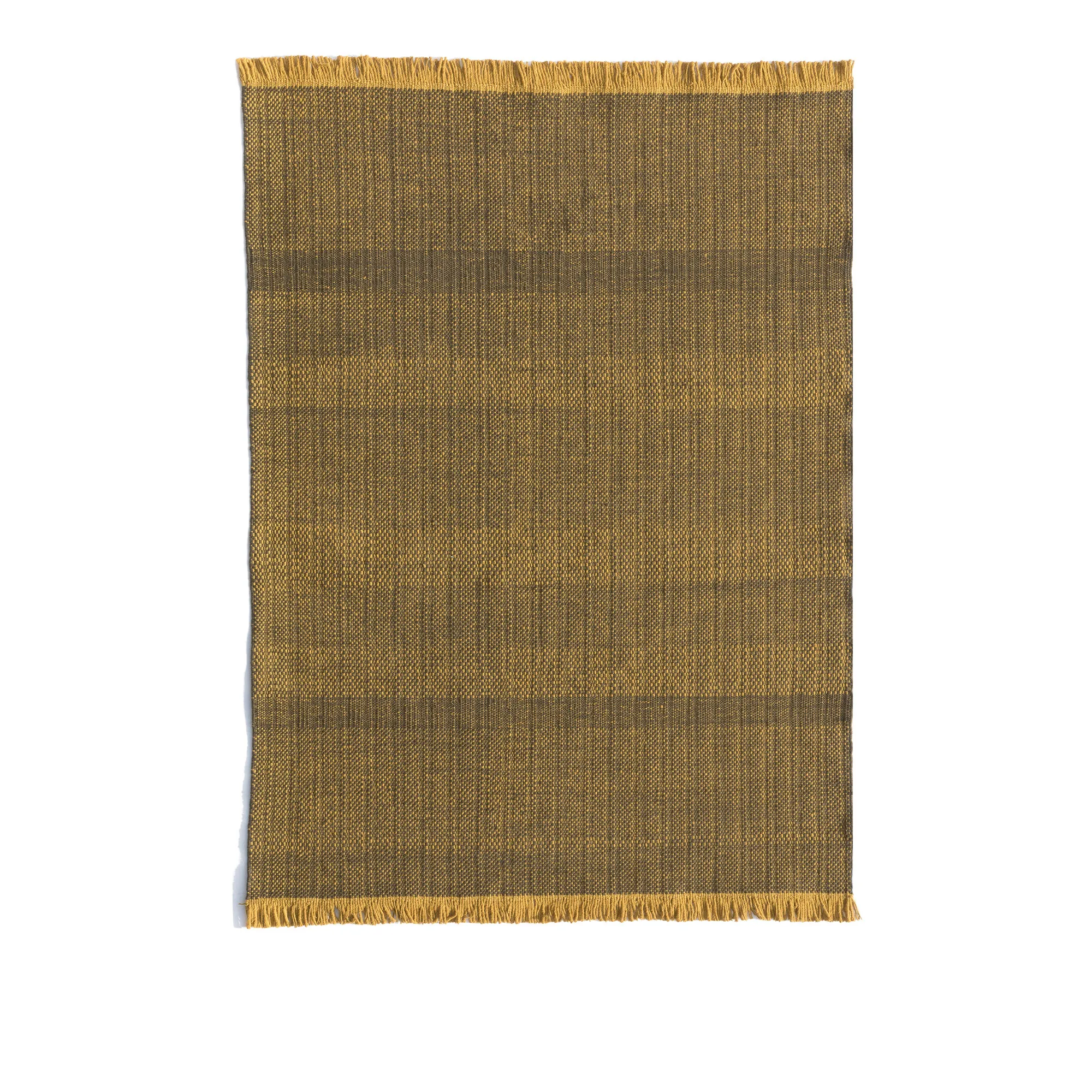 Tres Outdoor Texture Mustard Rug  - 1