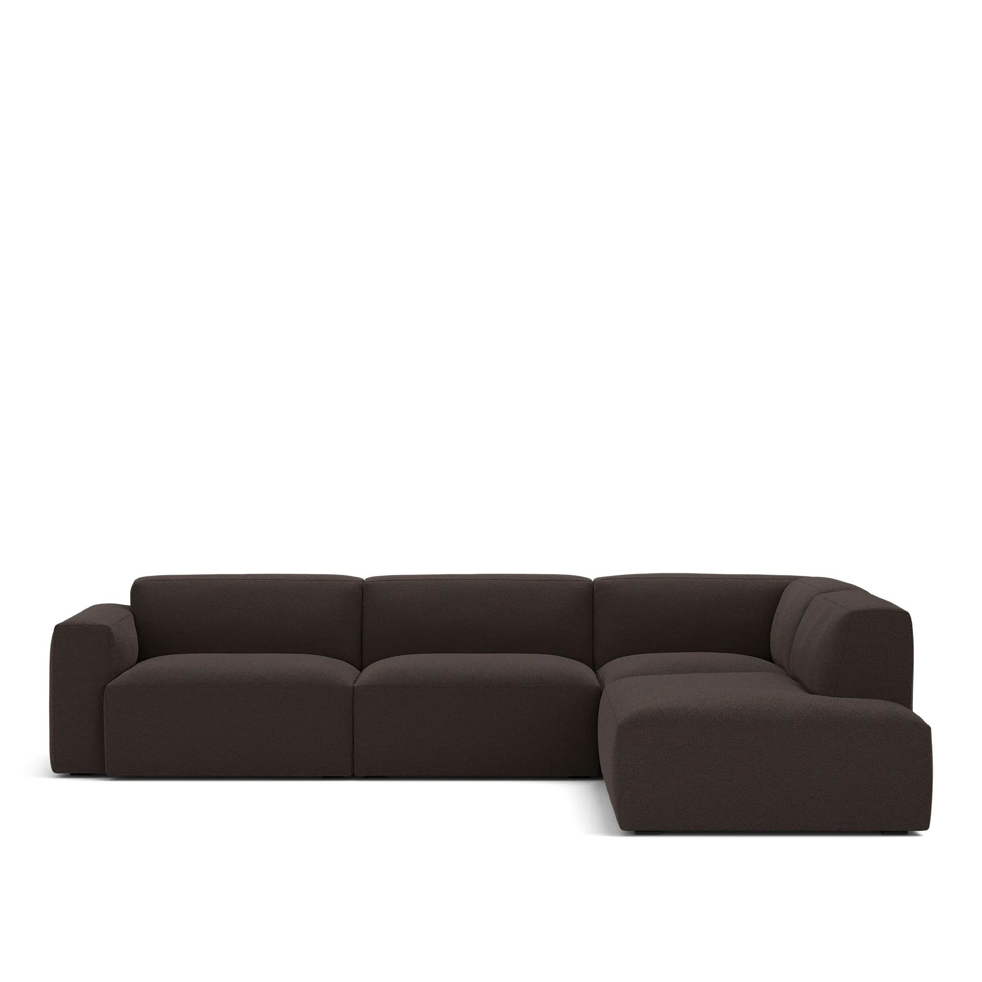 Brick hoekbank voor 4 personen open uiteinde rechts - 1