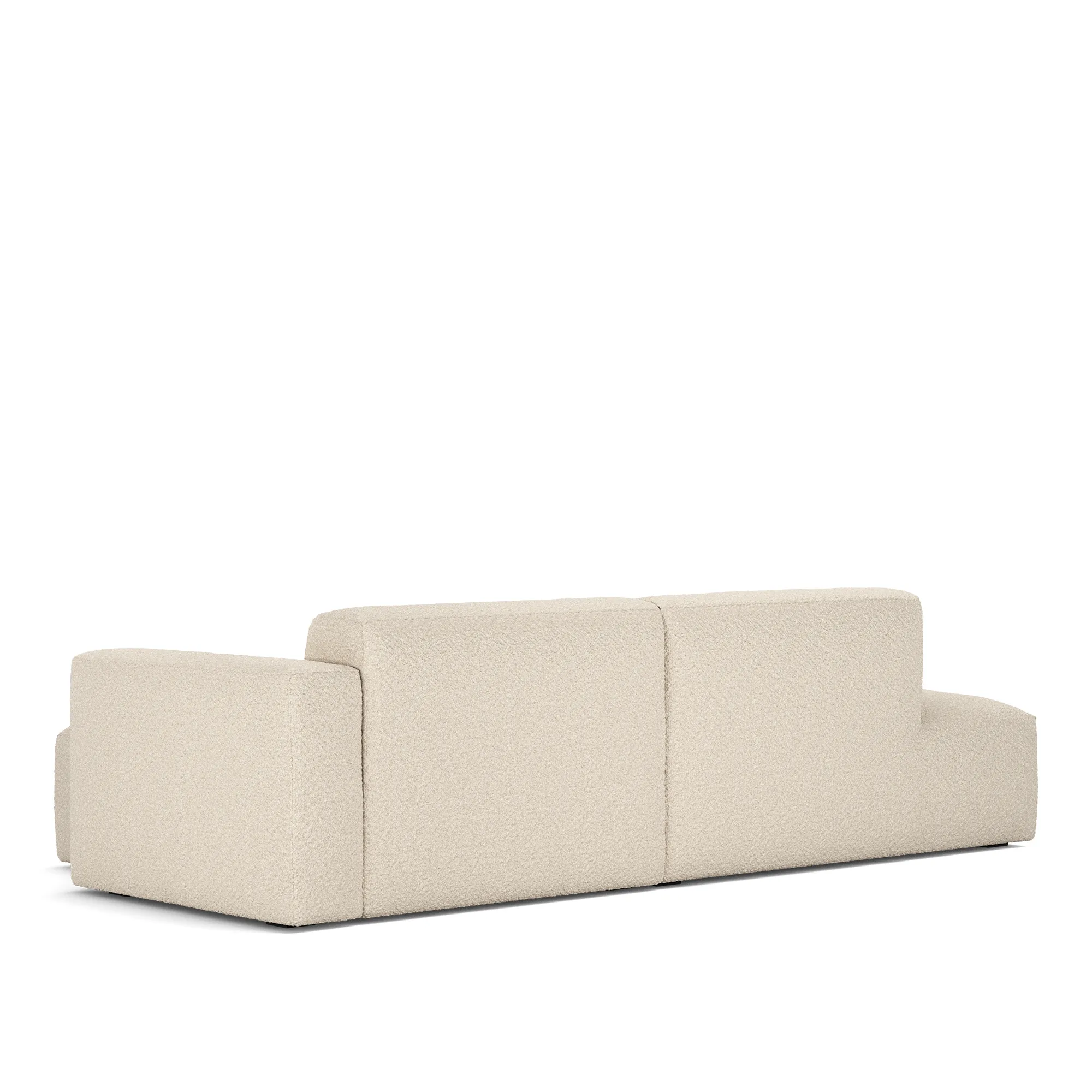 Brick 2-Seater Chaise Lounge Open End Left - 7
