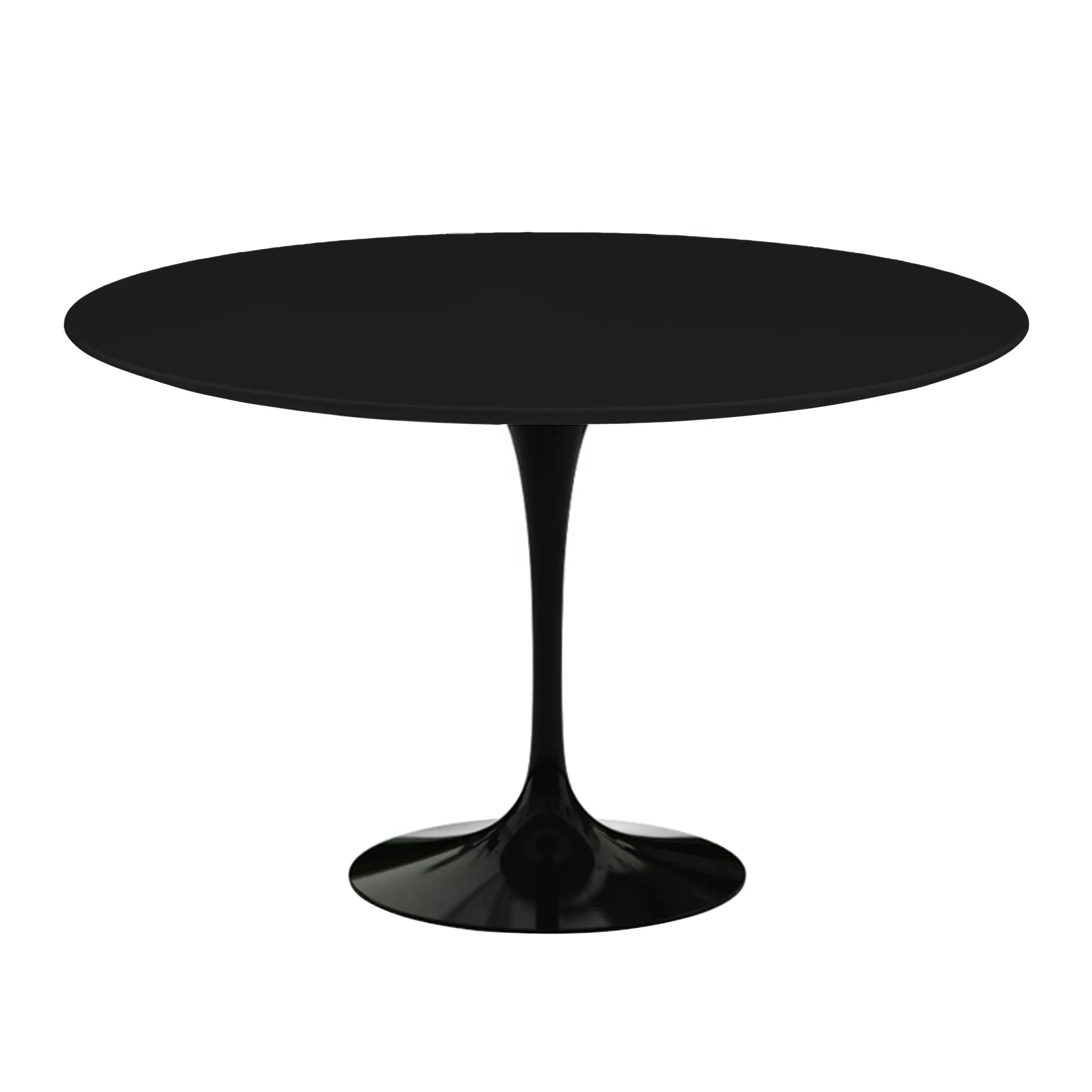Saarinen Round Dining Table Ø 120 cm Black - 1