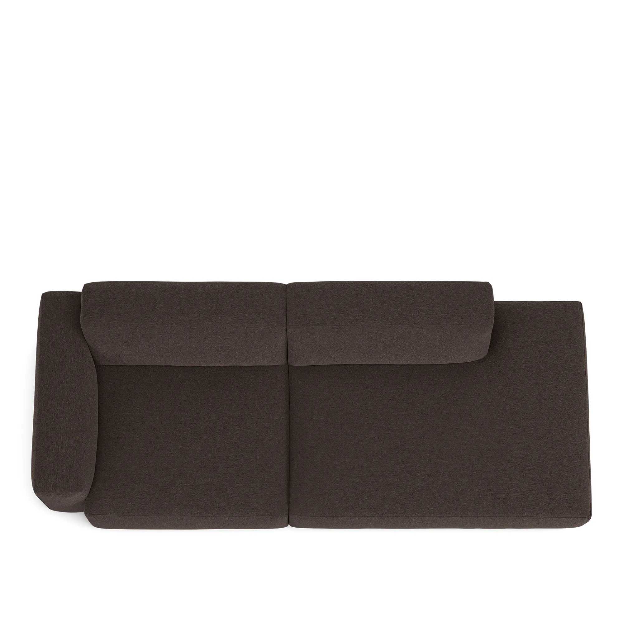 Brick 2-Seater Open End Right - 8