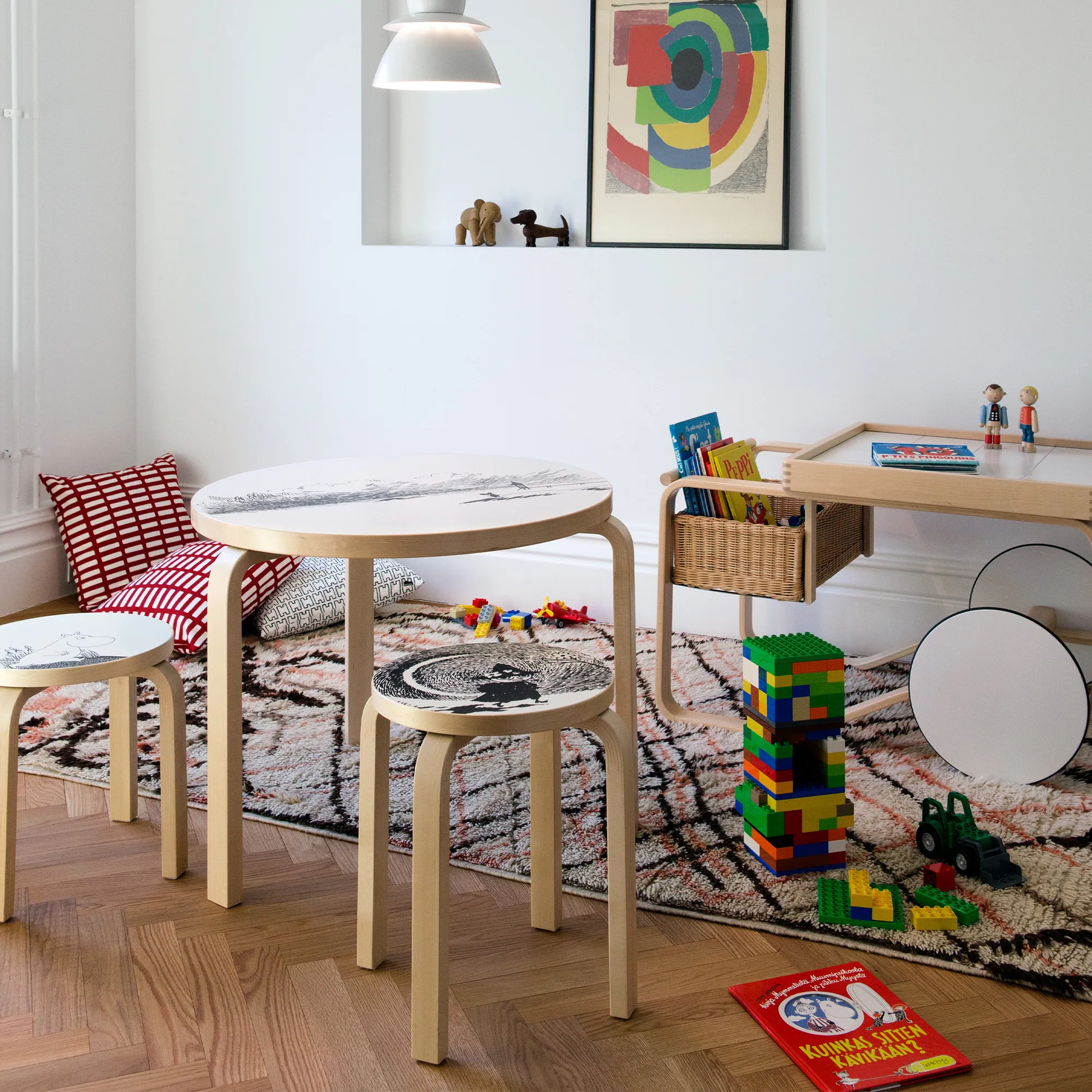 Aalto Table Round 90B eettafel - 3