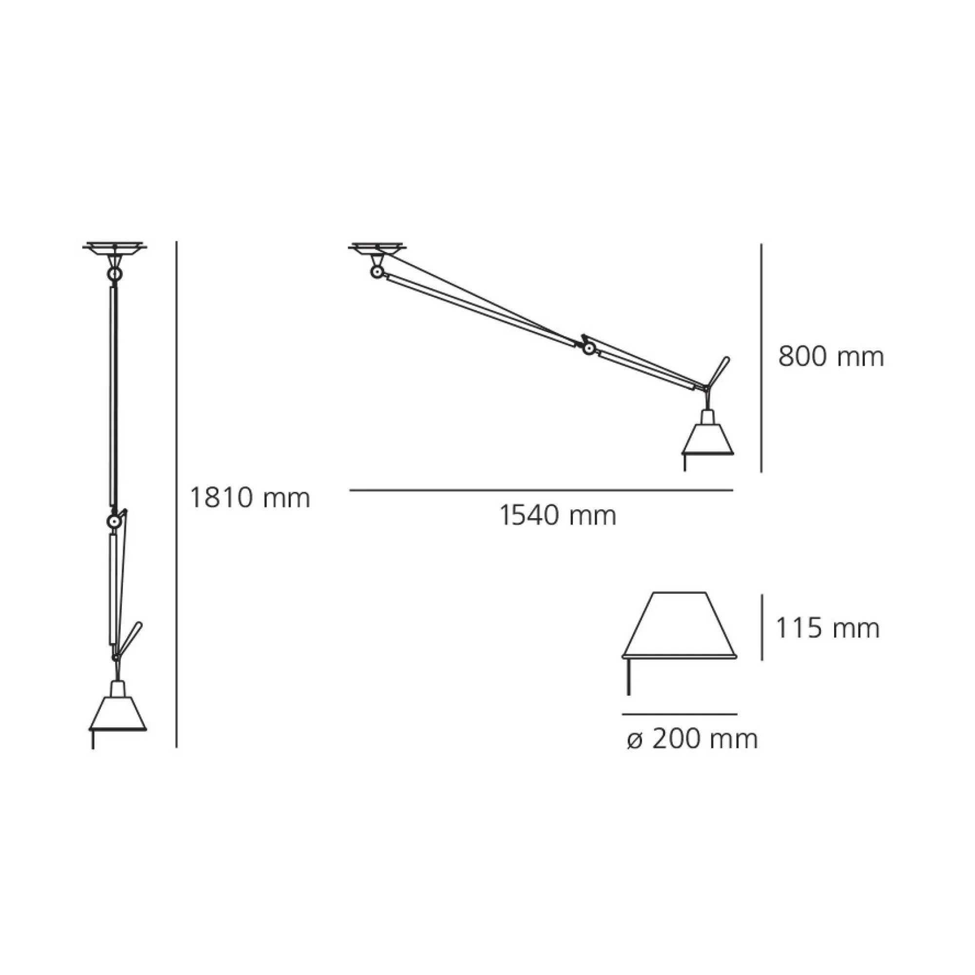Tolomeo Decentrata Aluminium - 4