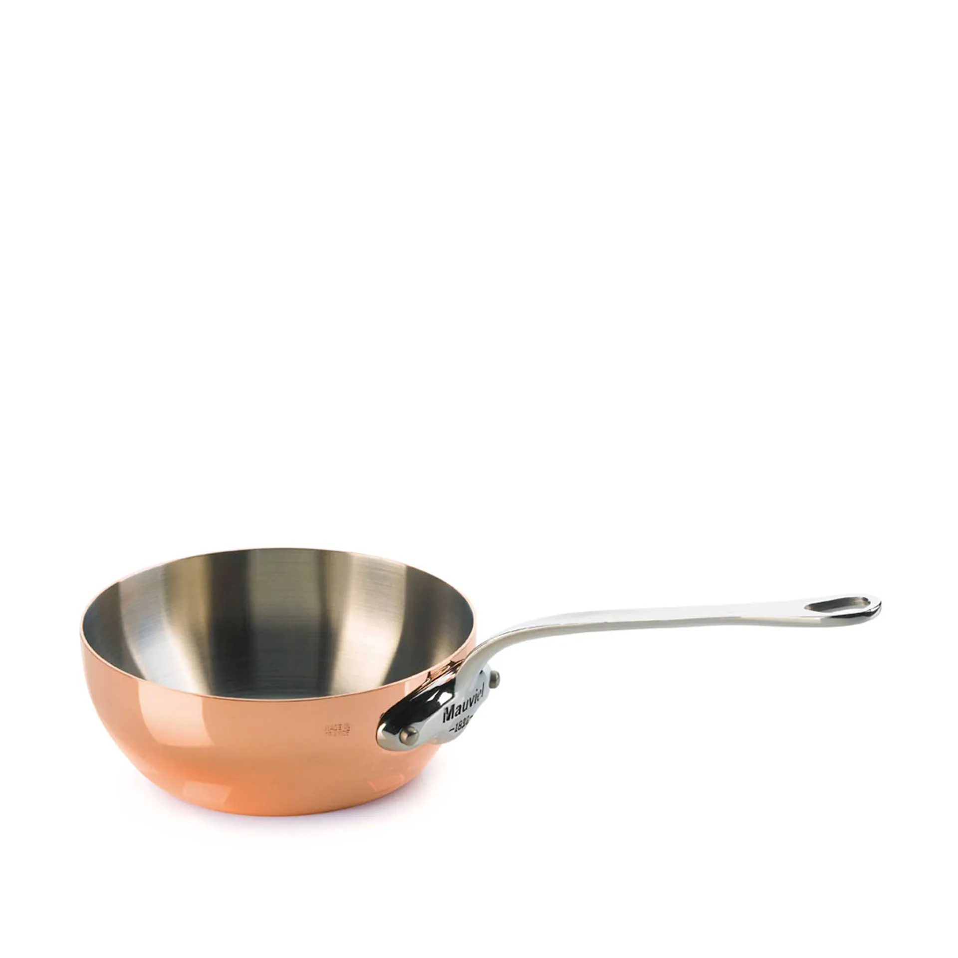 Sauté Pan M'150S Copper/Steel - 3,2 L - Mauviel - NO GA