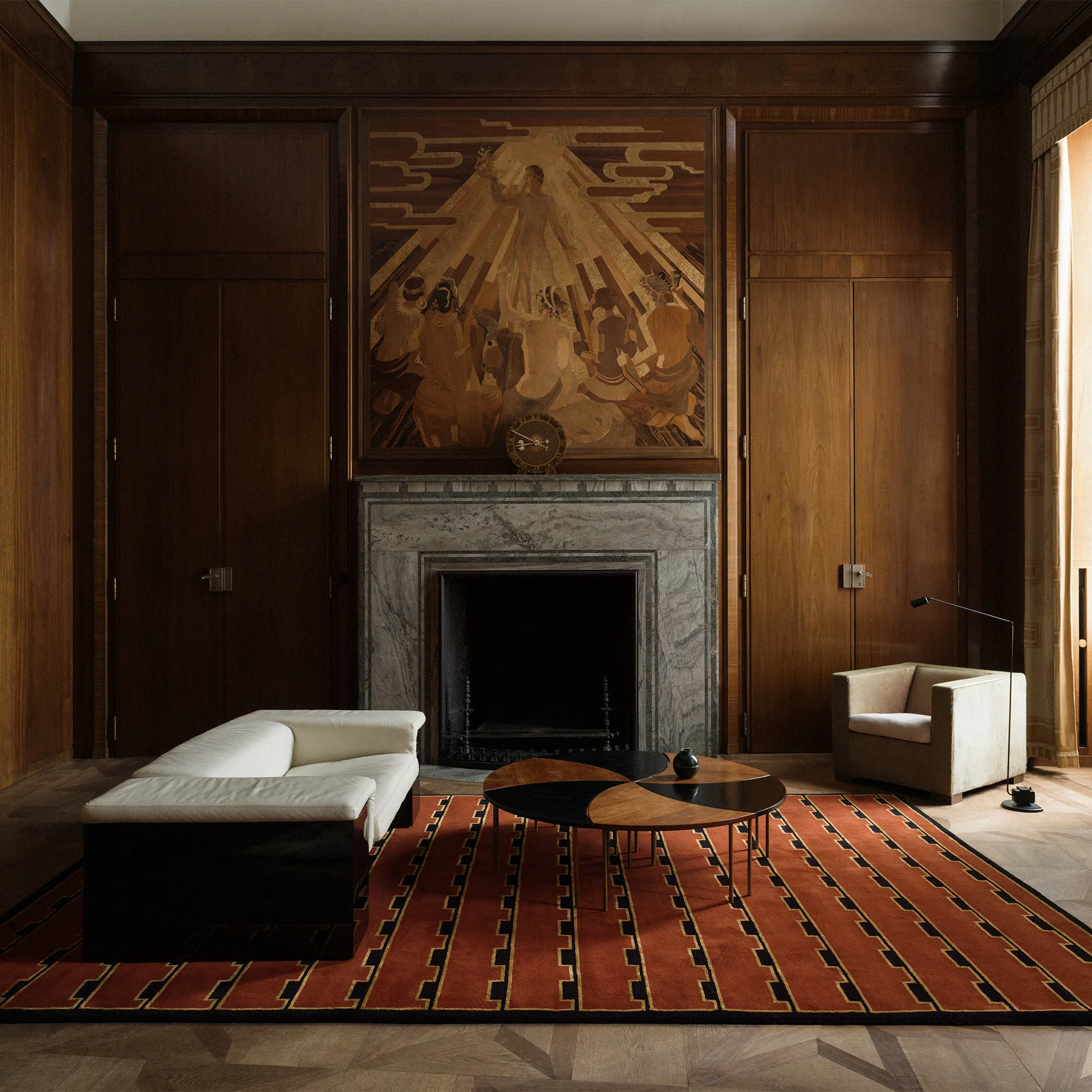 Gild 02 Red Wool Rug