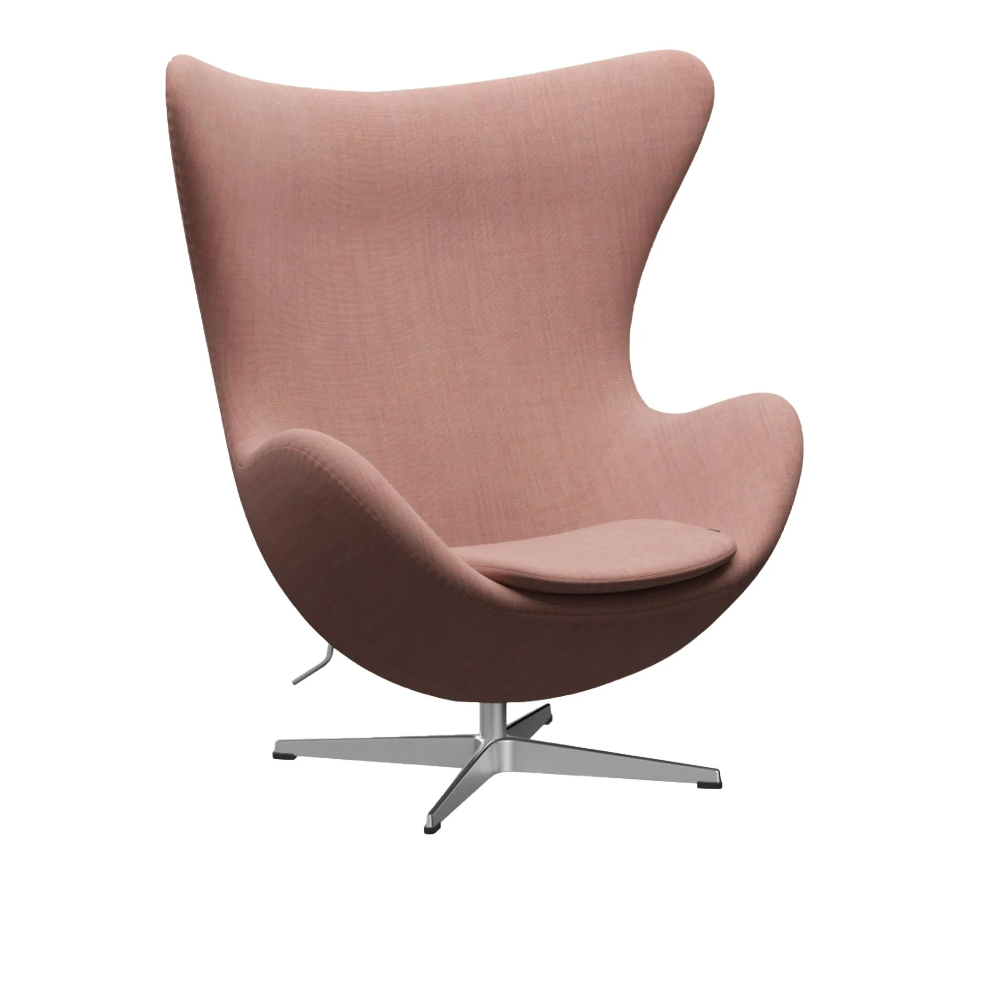 3316 Egg Lounge Chair Satin Polished - 1