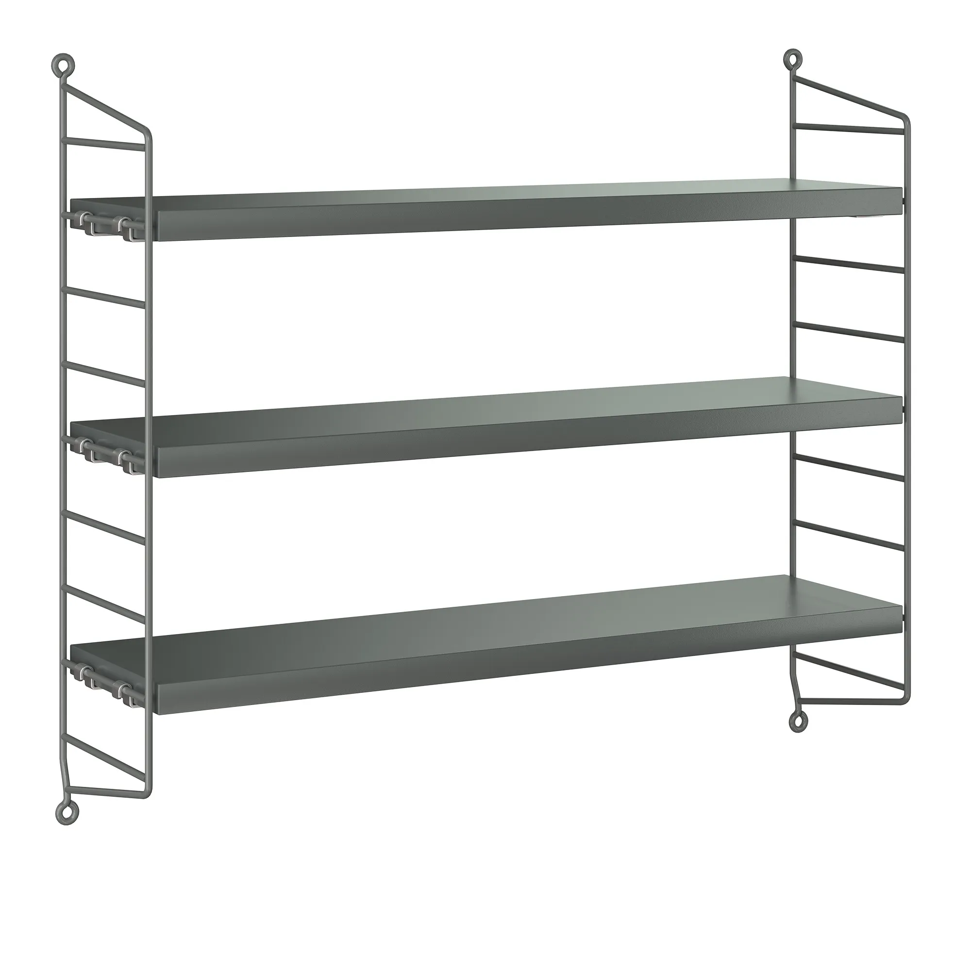 String Pocket Wall Shelf Wood - 1