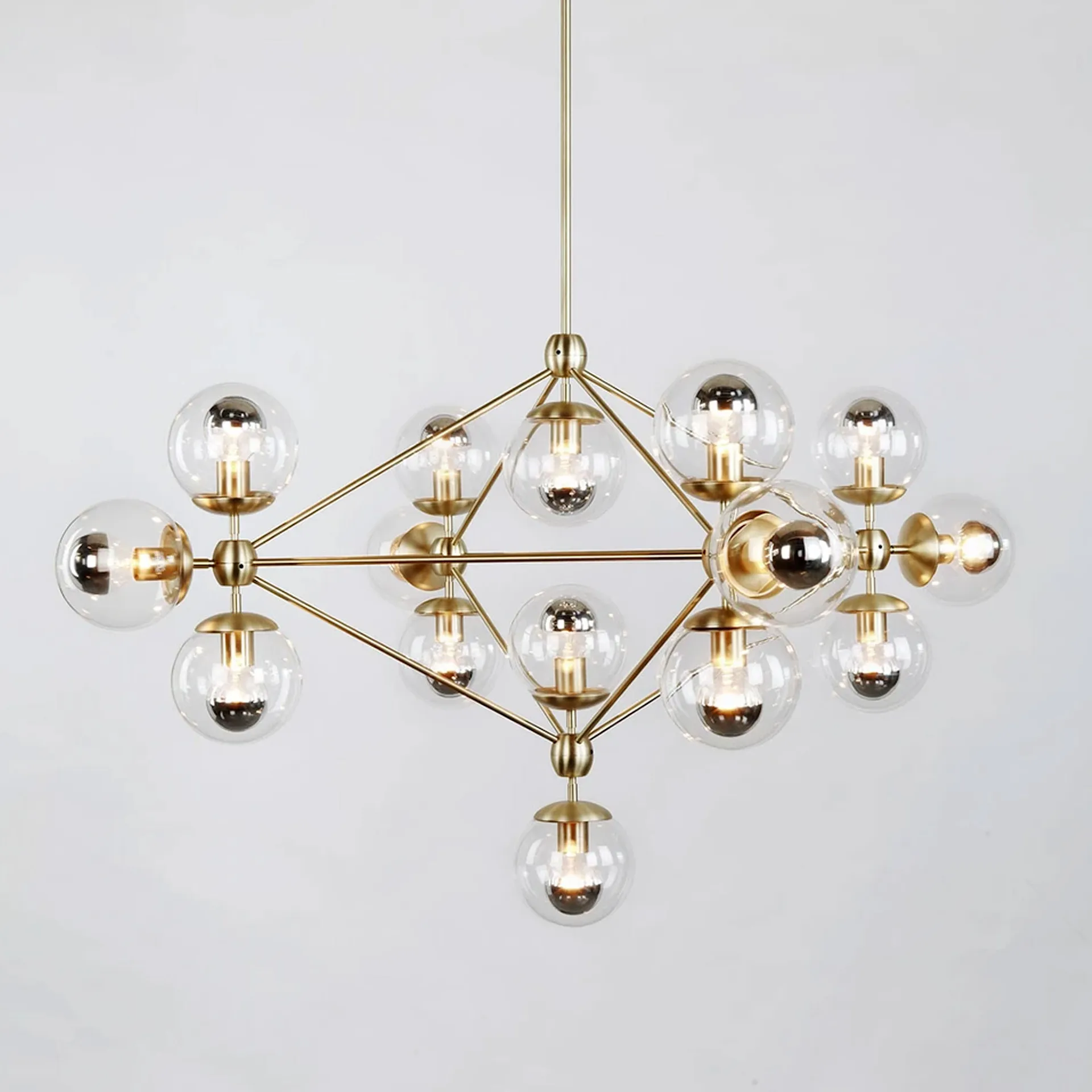 Modo Chandelier 15 Globes - Roll & Hill - Jason Miller - NO GA