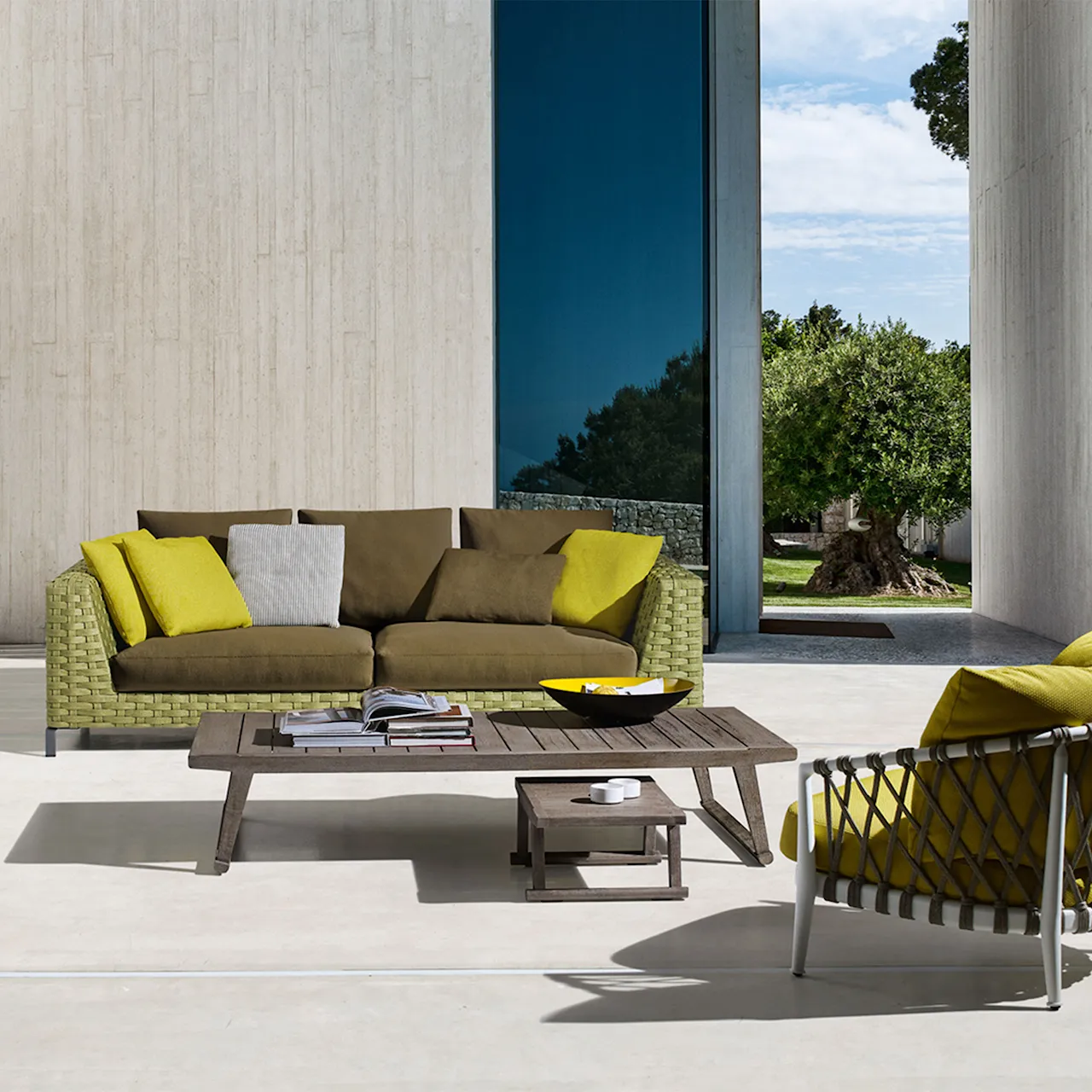 Ray Outdoor Fabric Sofa