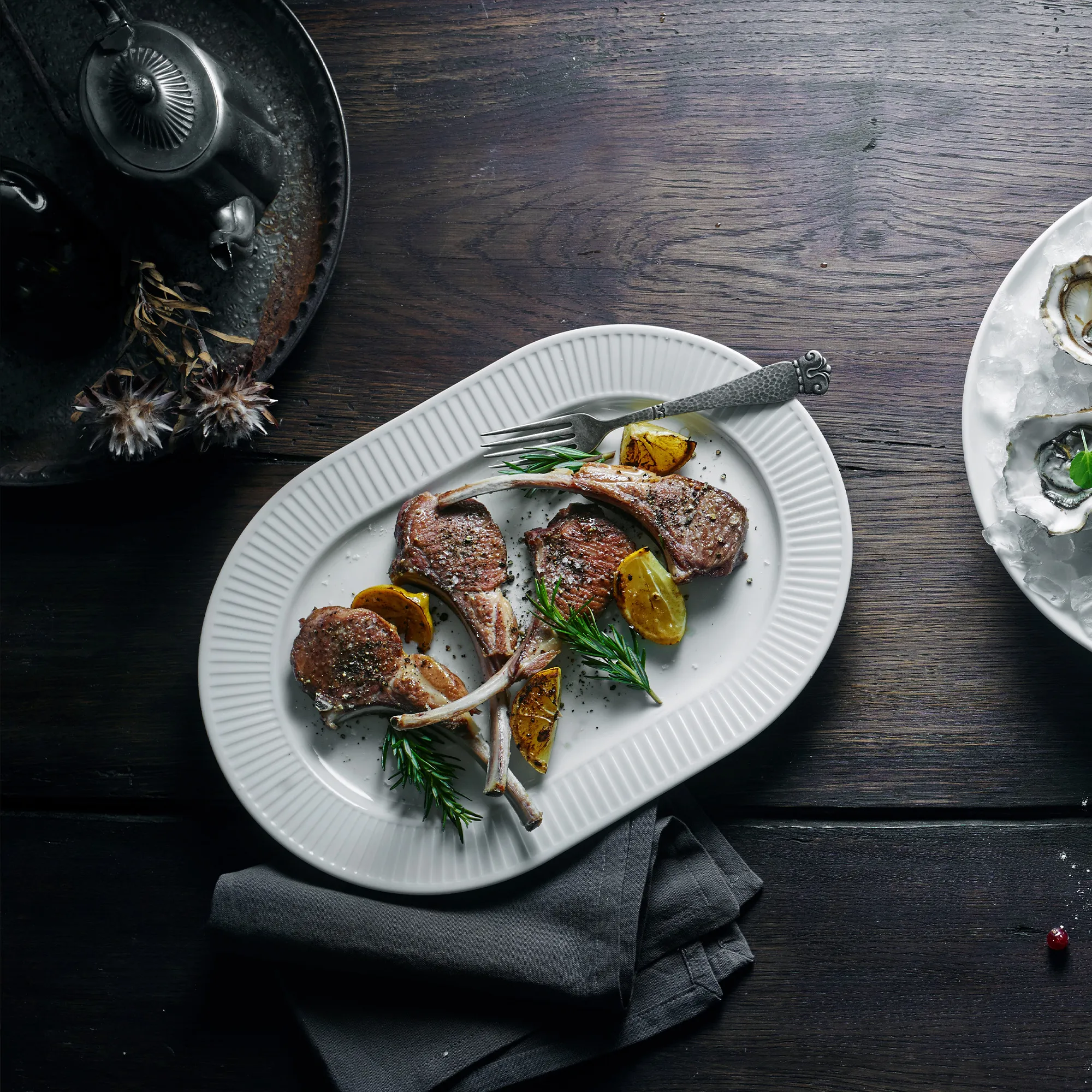 Plissé Oval Serving Dish - 3