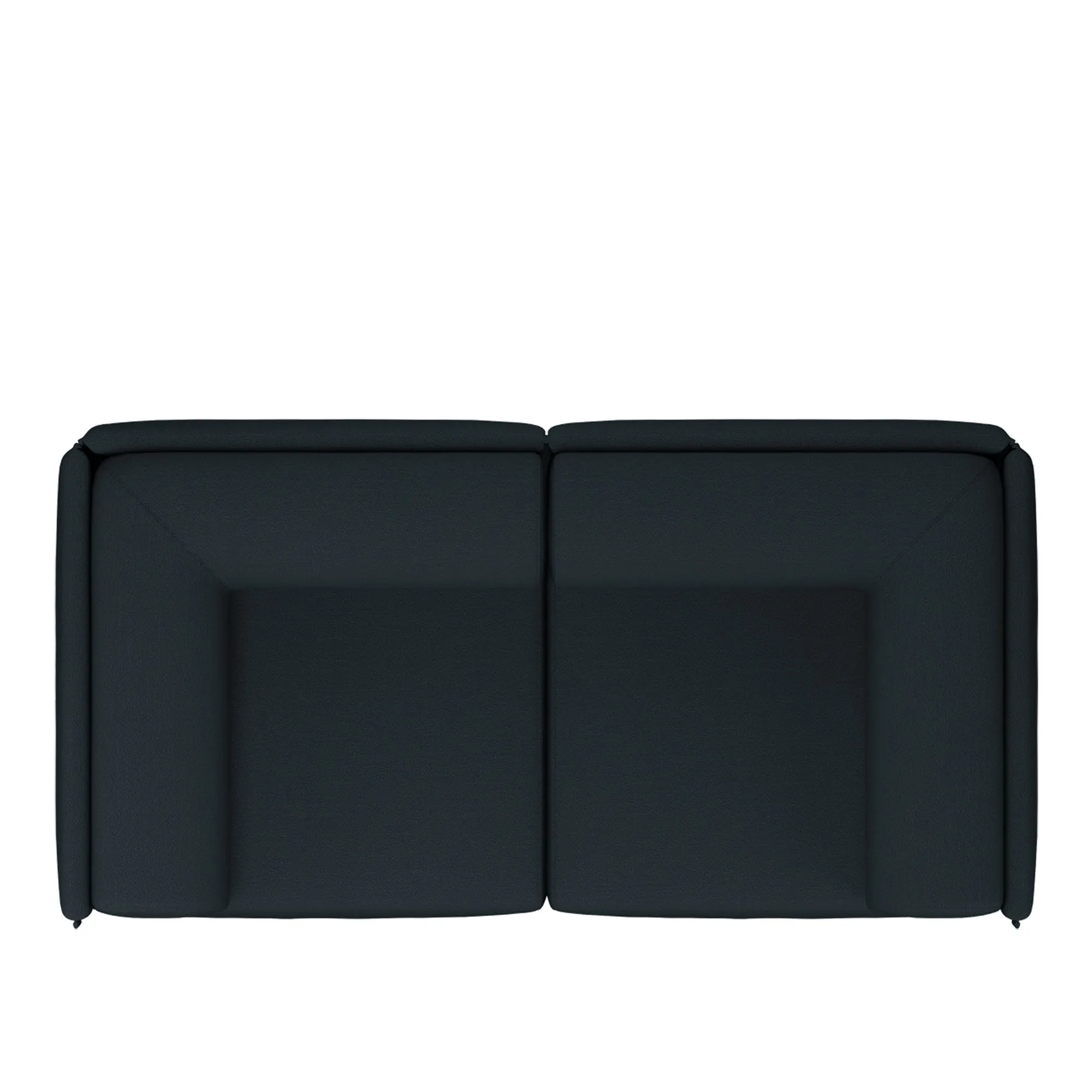 Palo Block 2-seater Sofa Low Back with Armrests - 3