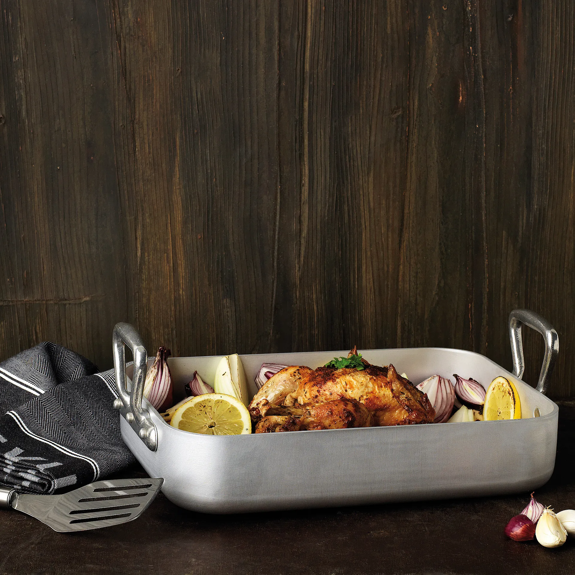 Roasting Pan Pro-Alu Aluminium/Iron - Mauviel - NO GA