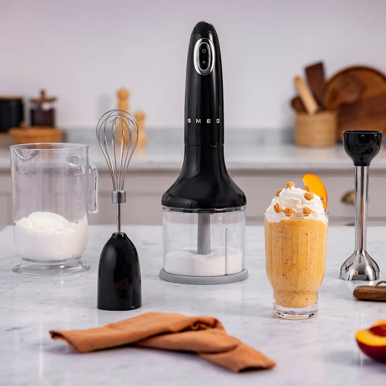 Smeg 50's Hand Blender with Accessories