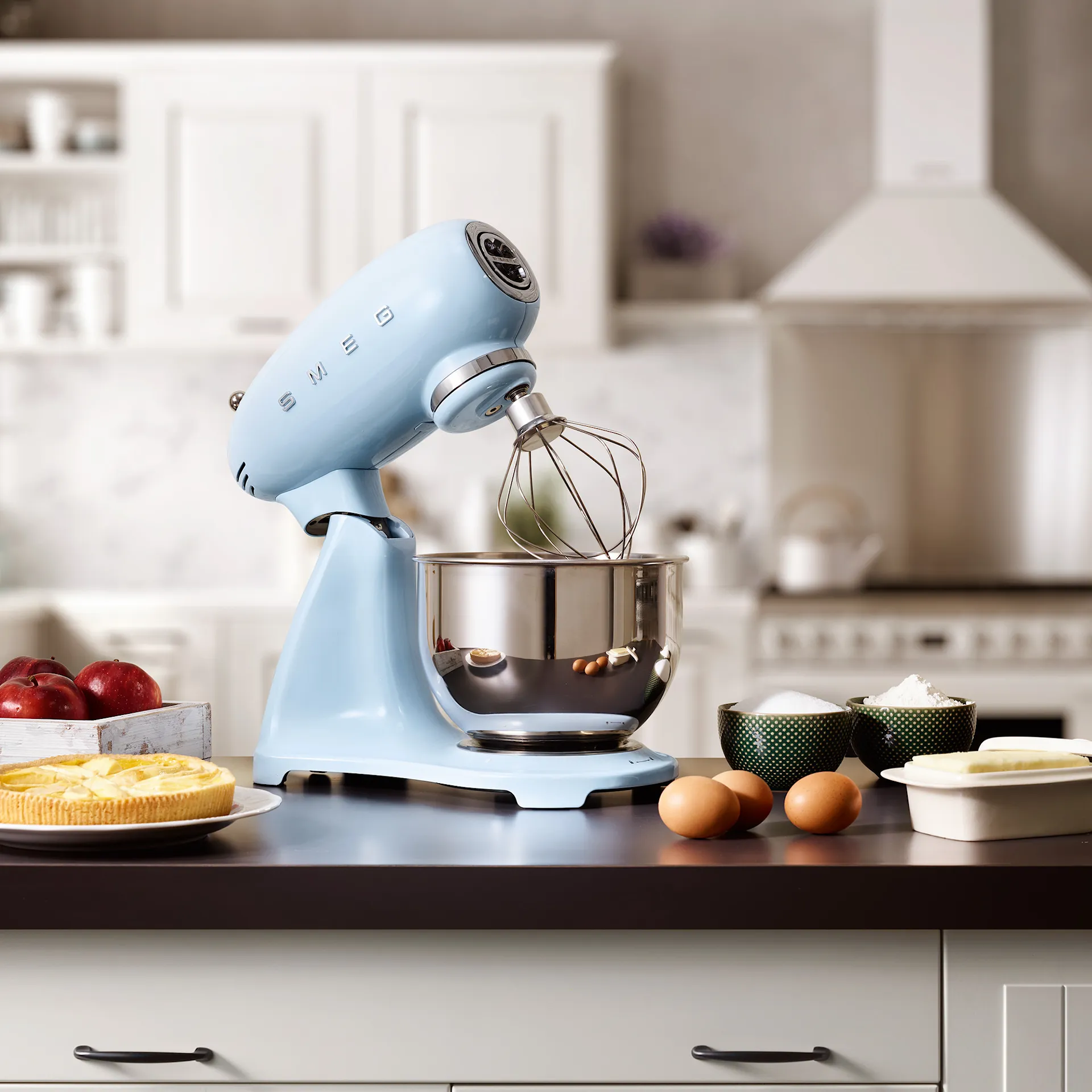 Smeg Stand Mixer Full Color Pastel Blue - Smeg - NO GA