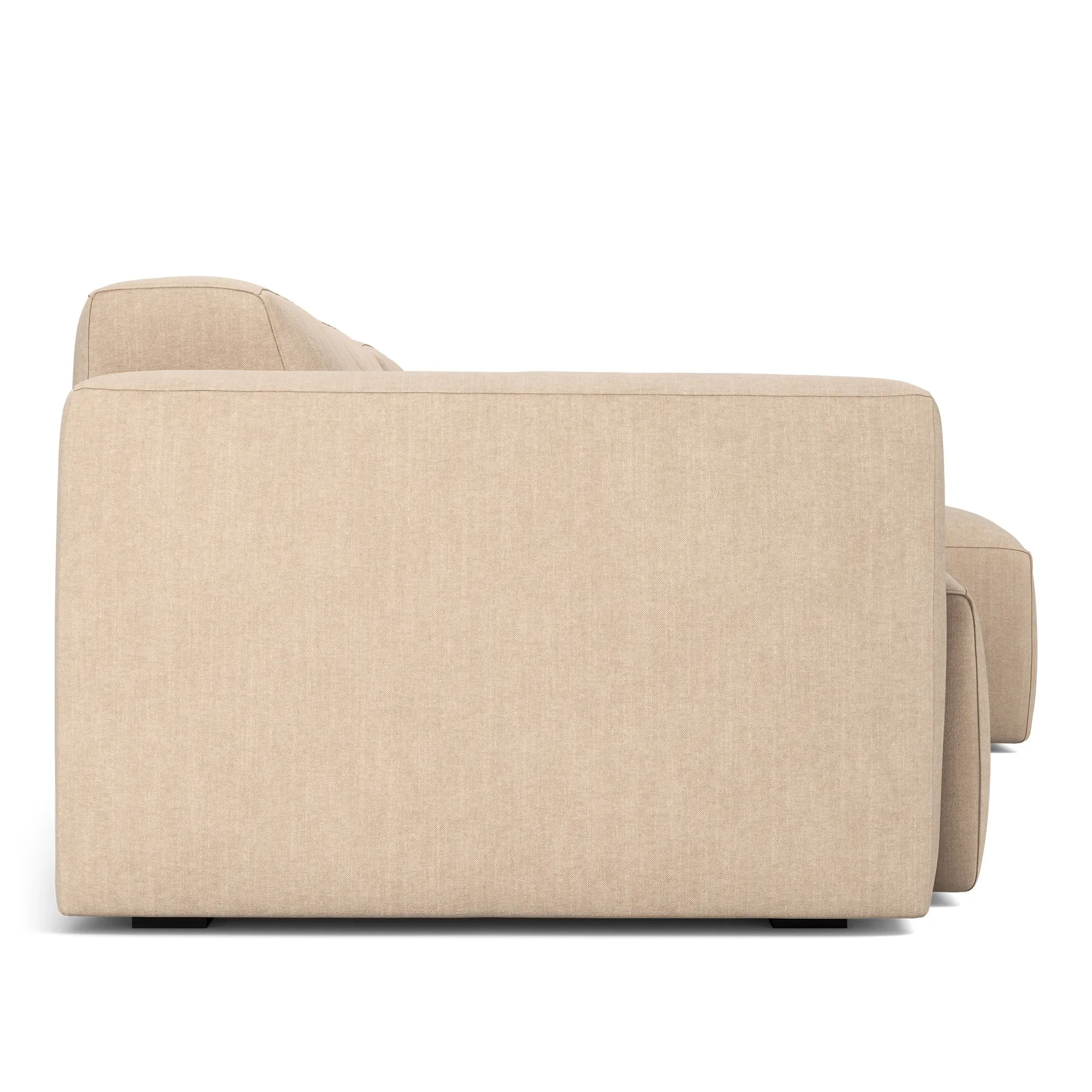 Brick 3-zitsbank met chaise longue rechts - 3
