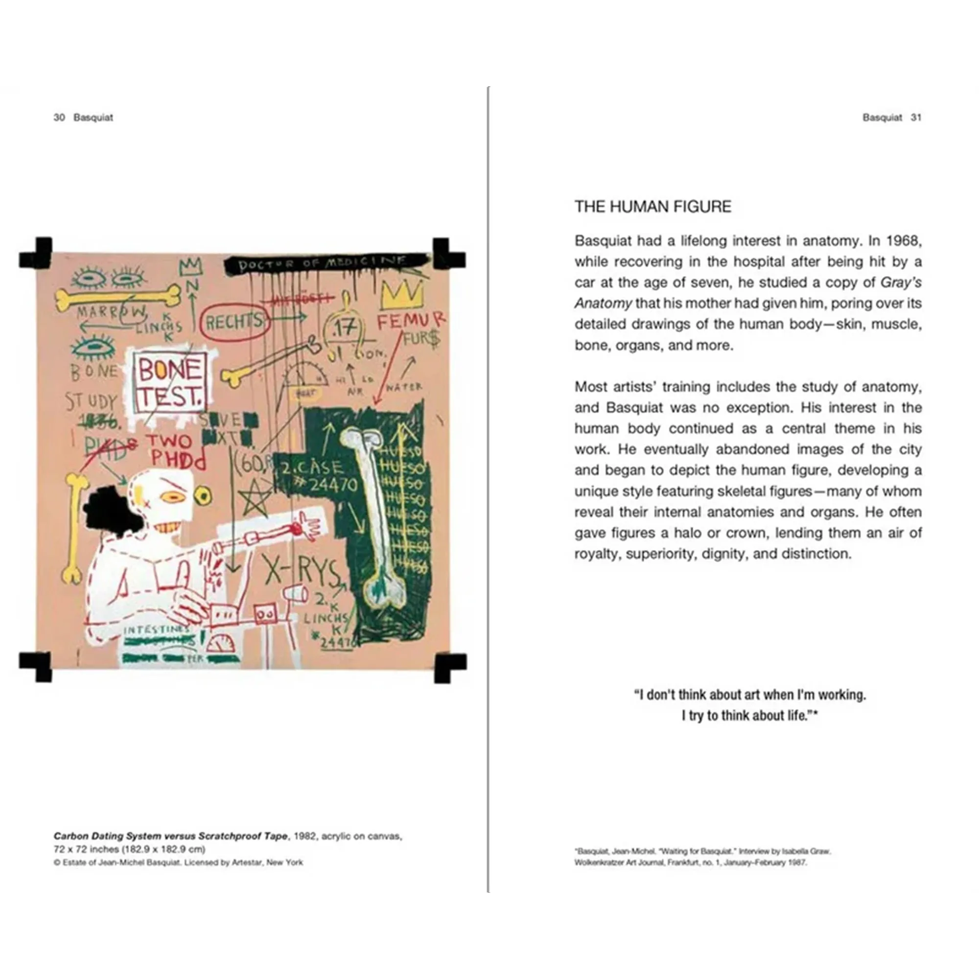 Jean-Michel Basquiat Handbook taidekirja - 4