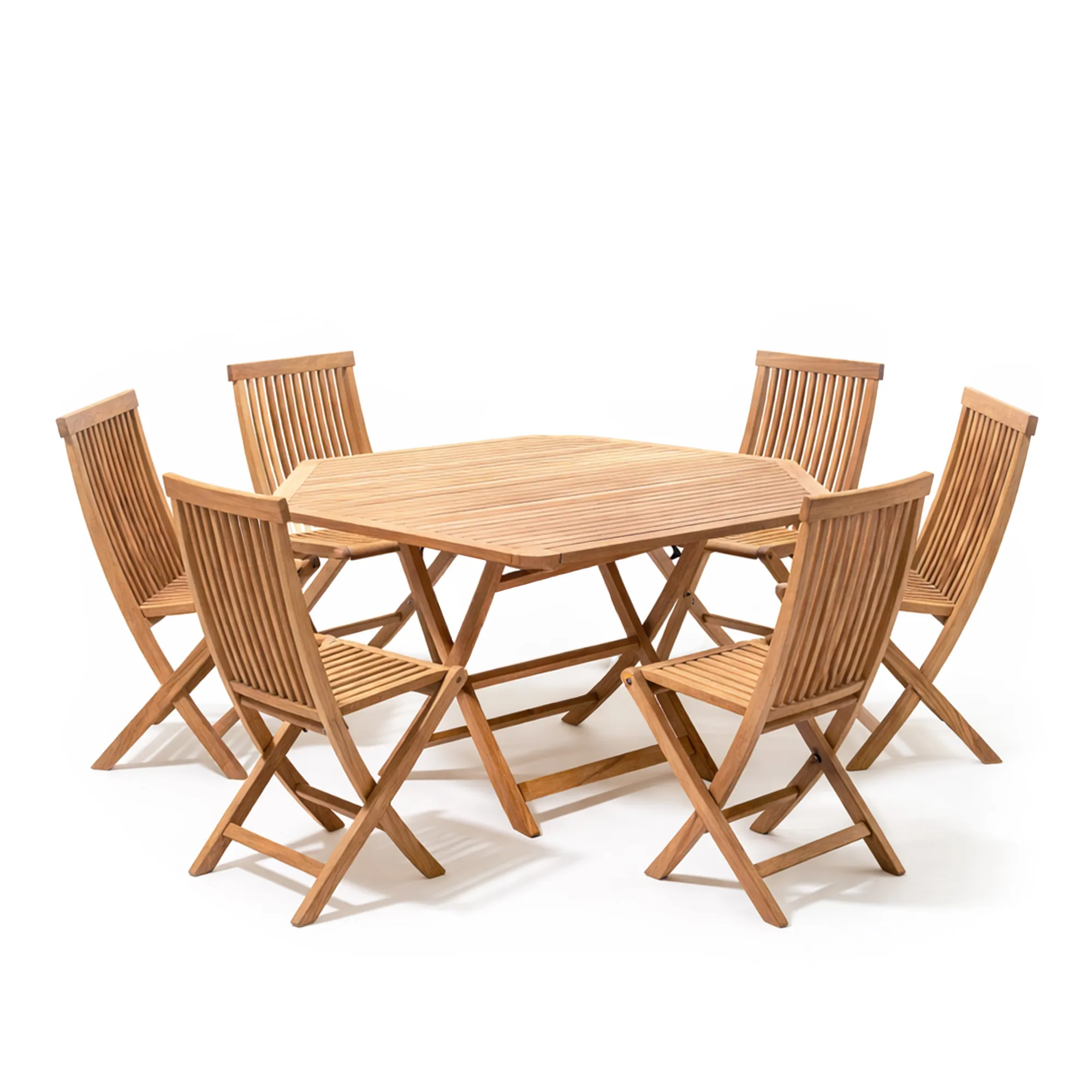 Viken eetkamerset met eettafel en 6 stoelen - 1