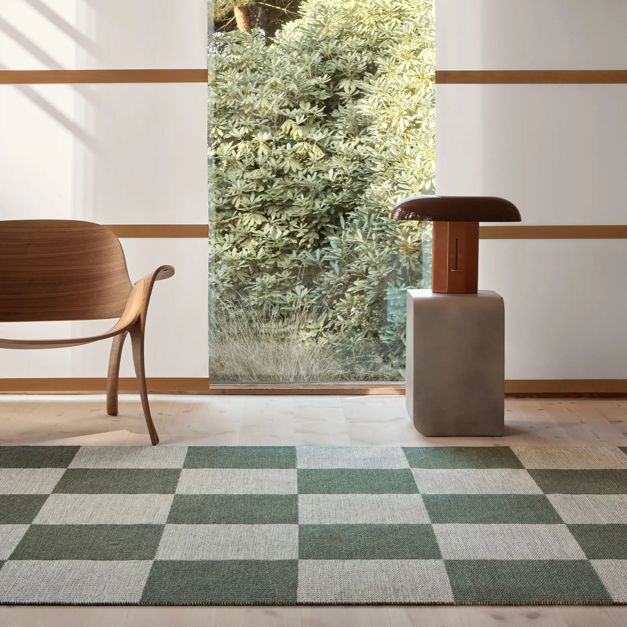 Checkerboard Icon Grey Pear 350 wollen vloerkleed - 2