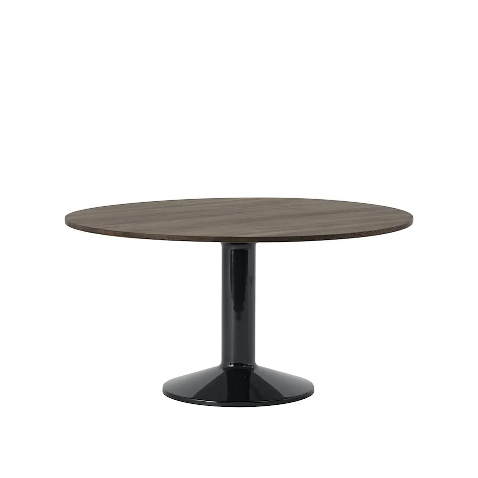 Midst dining table 140 cm dark oiled oak, black