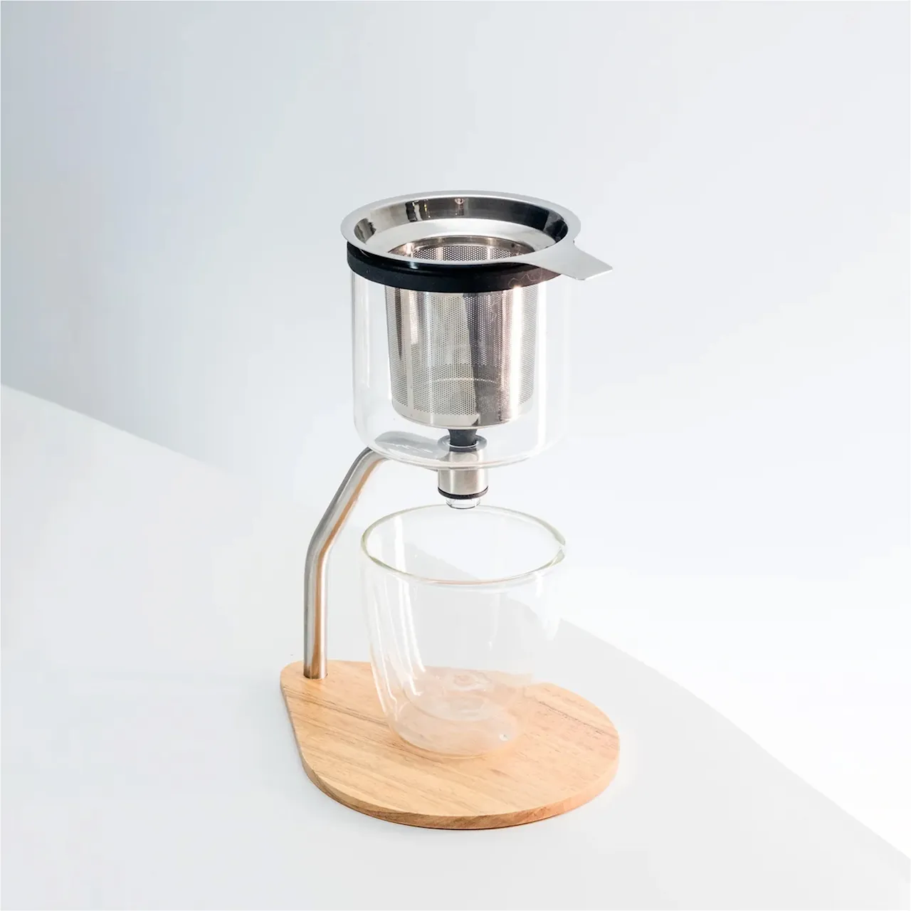 Manual Brewer Rubber Wood 300 ml