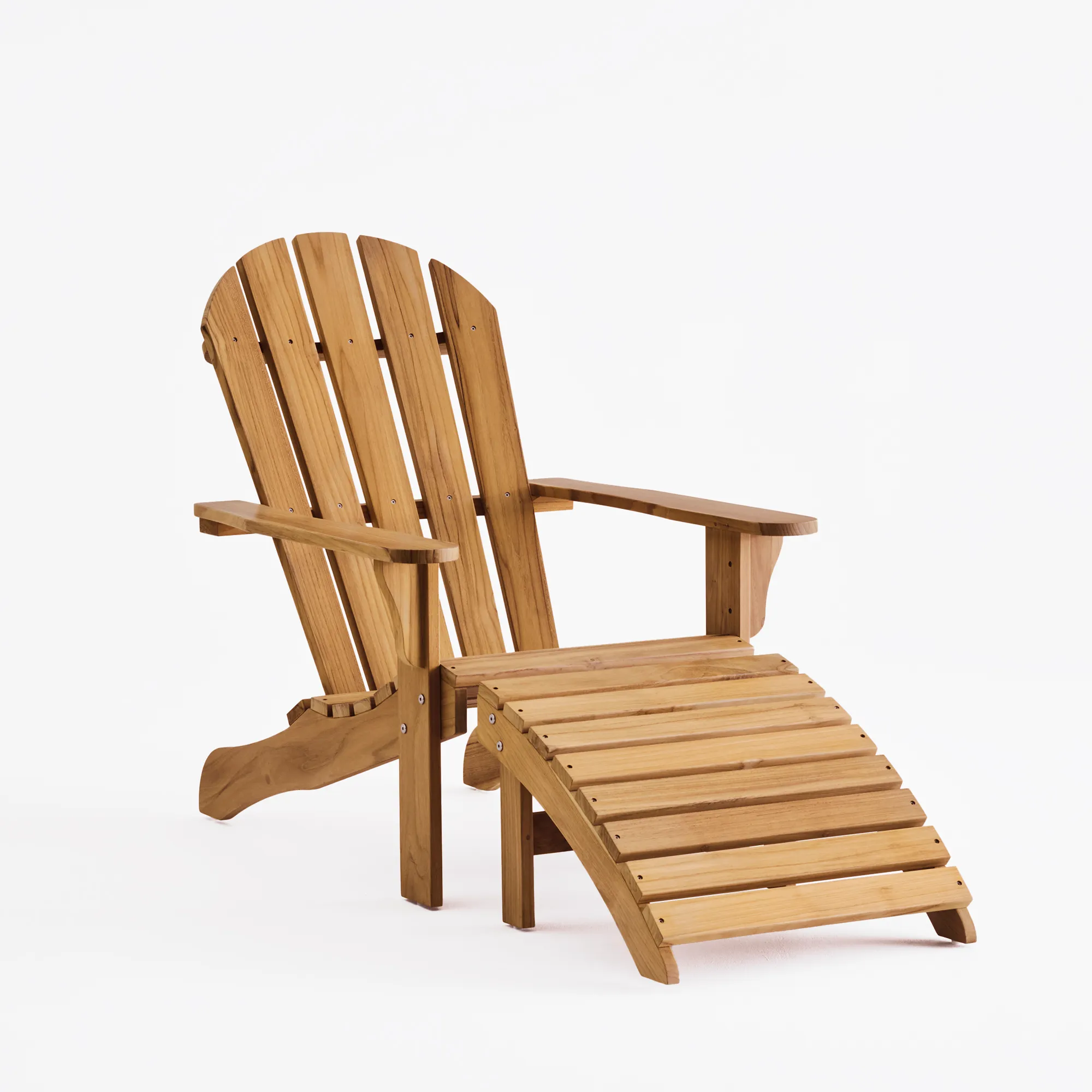 Cushion Set Midsummer Outdoor Lounge Chair & Footstool - 4