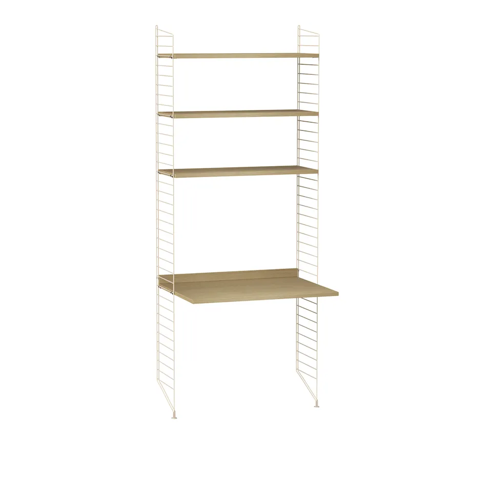 Kontor reolsystem A eg/beige