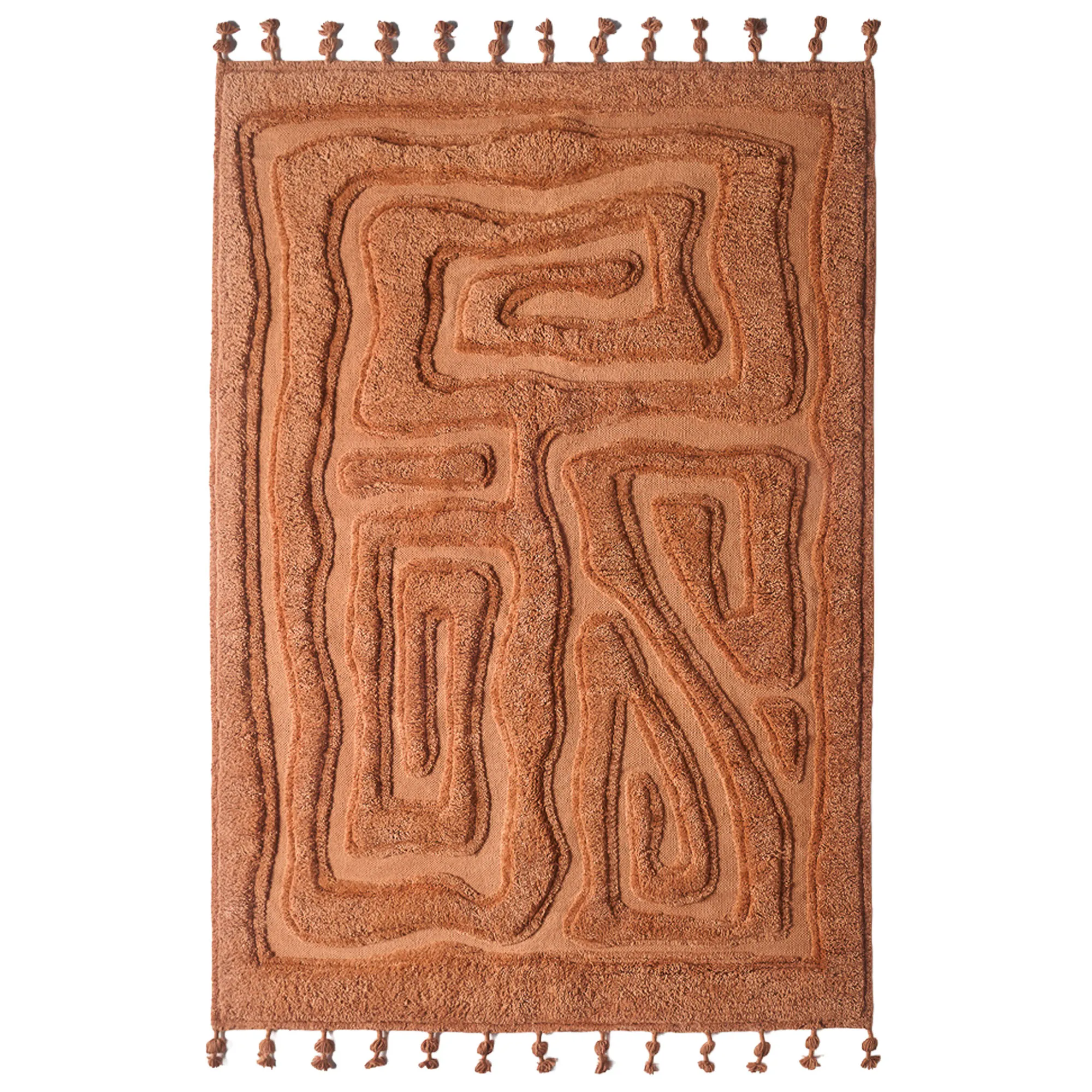 Dusty Deco Rug Sample - 1