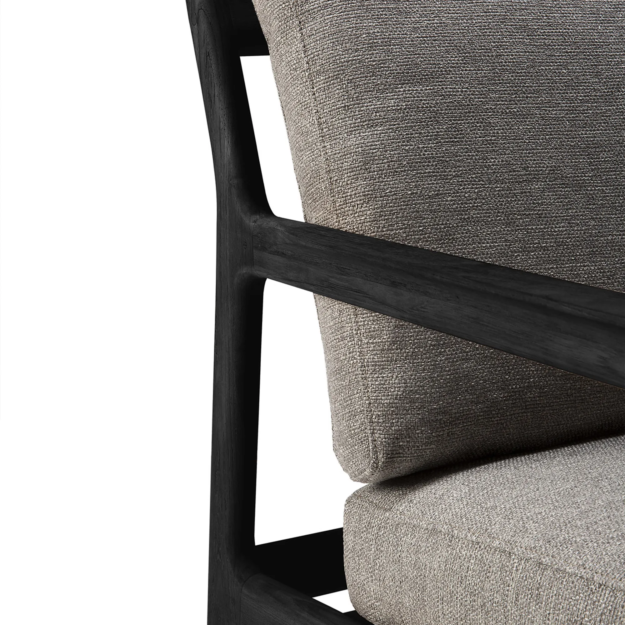 Jack Outdoor Sofa 2-seater Black Teak