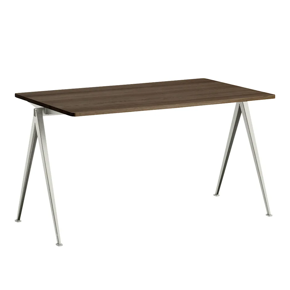 Pyramid 01 table 75x140 cm beige powder coated steel