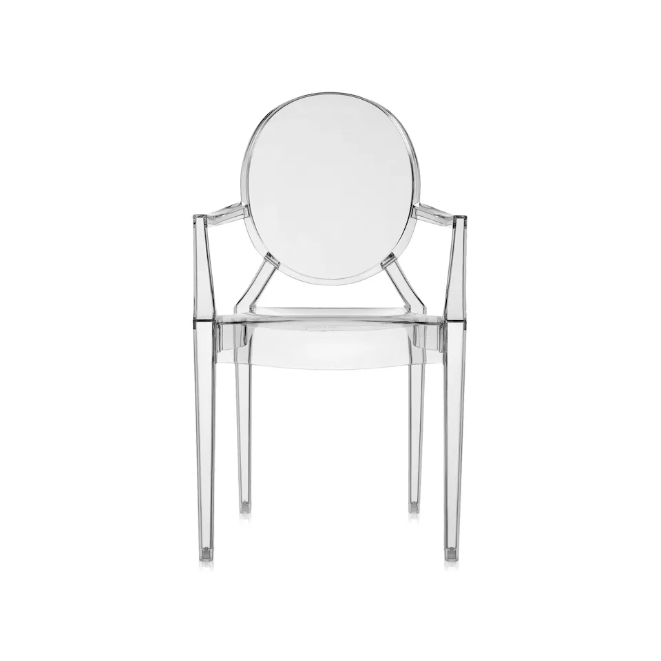 Louis Ghost Chair - Smoke Grey