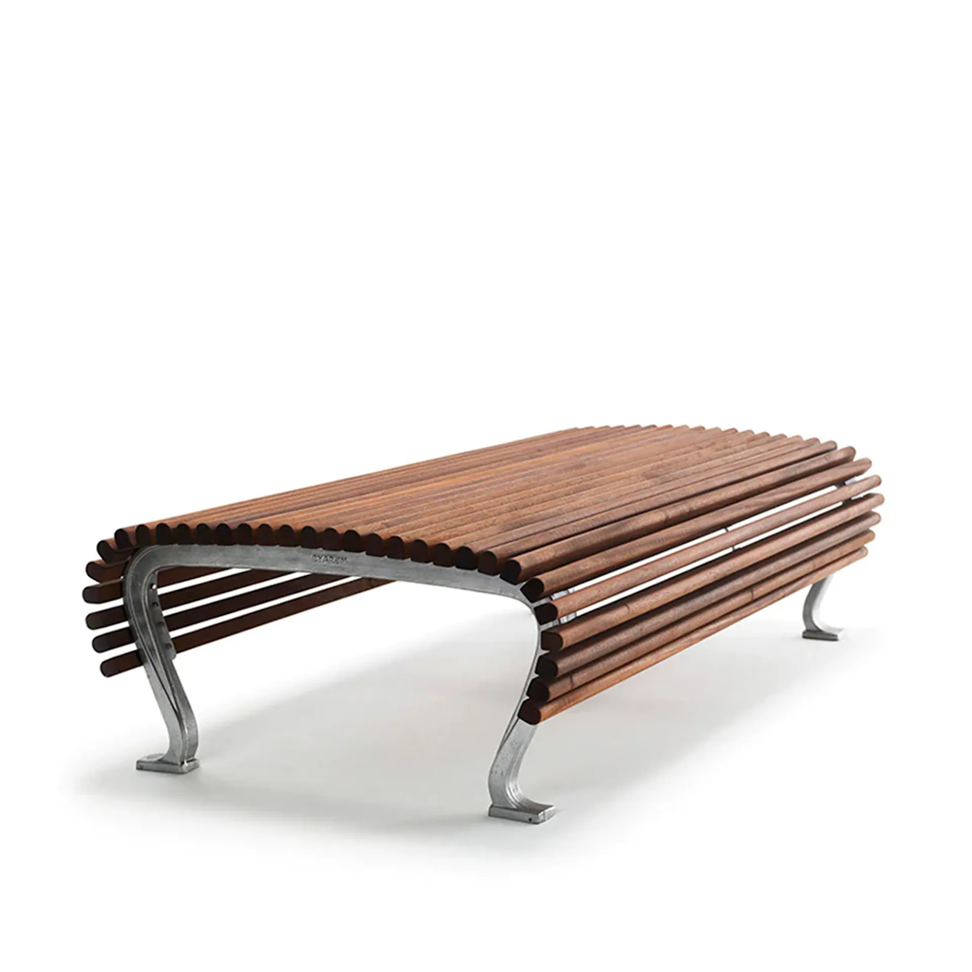 Jujol Bench Wide Oiled Mahogany - Byarums Bruk - NO GA