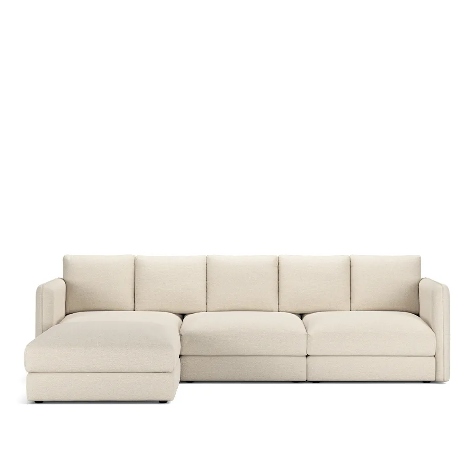 Pavarotti 02 3-Seater Sofa with Footstool