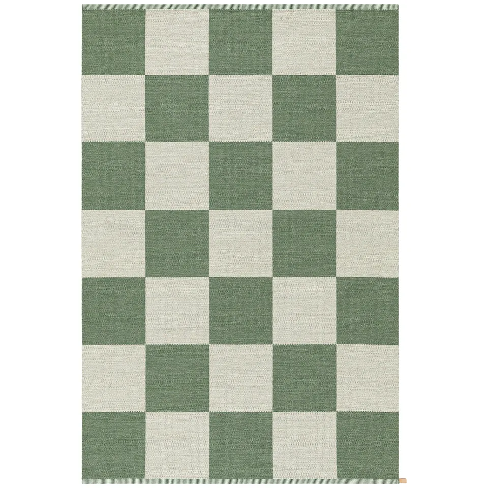 Checkerboard Icon Gray Pear 350 Wool Rug