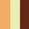 Citrus, Dark Peach and Brown