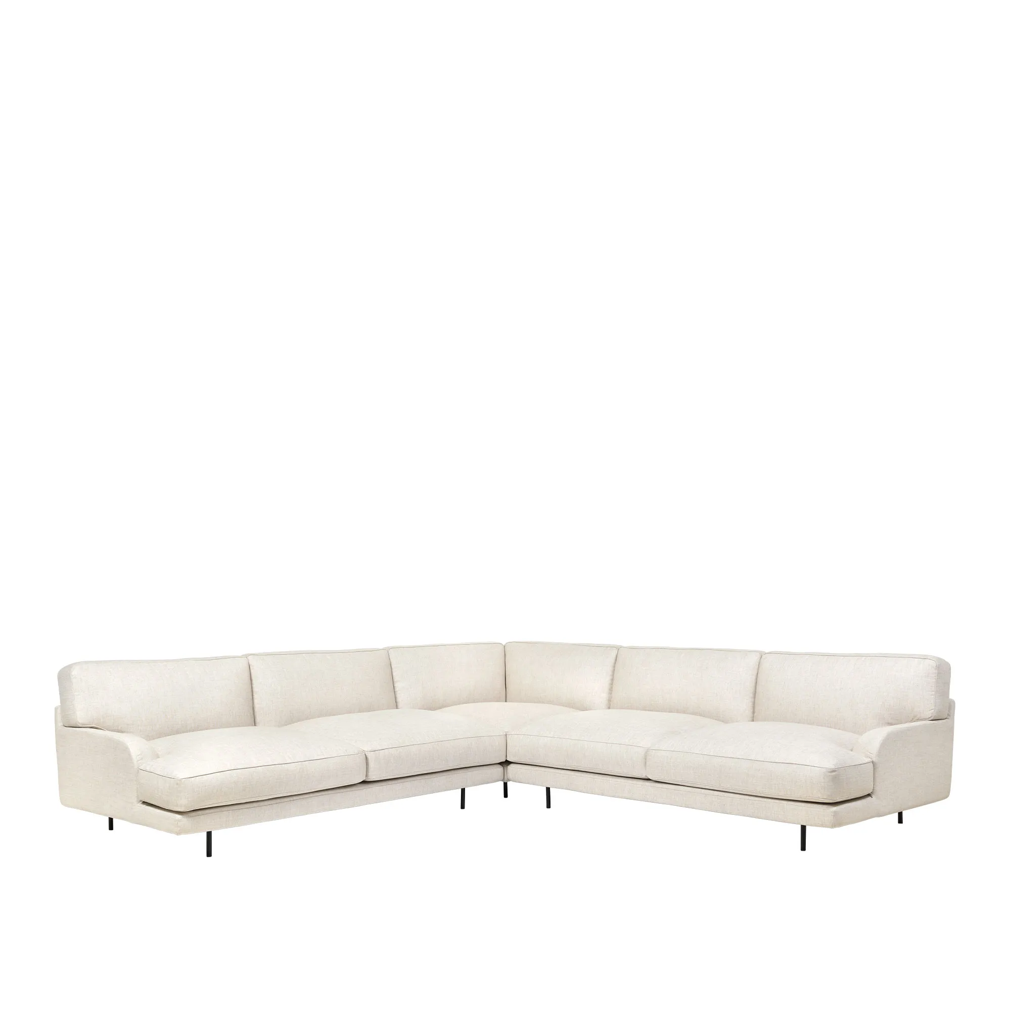 Flaneur 3-personers sofa Matt Black - 7