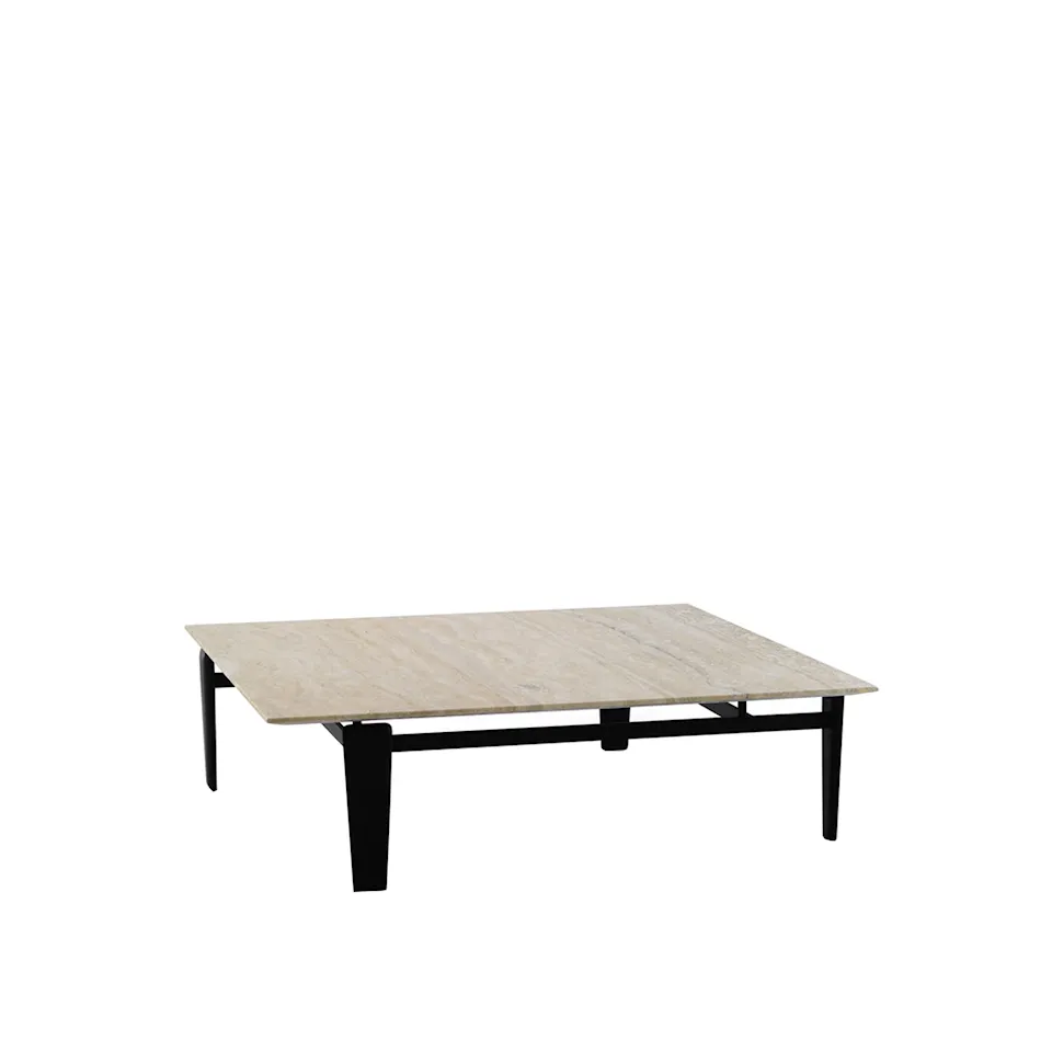 Tablet Small Table 109 x 109 cm, Travertino Romano