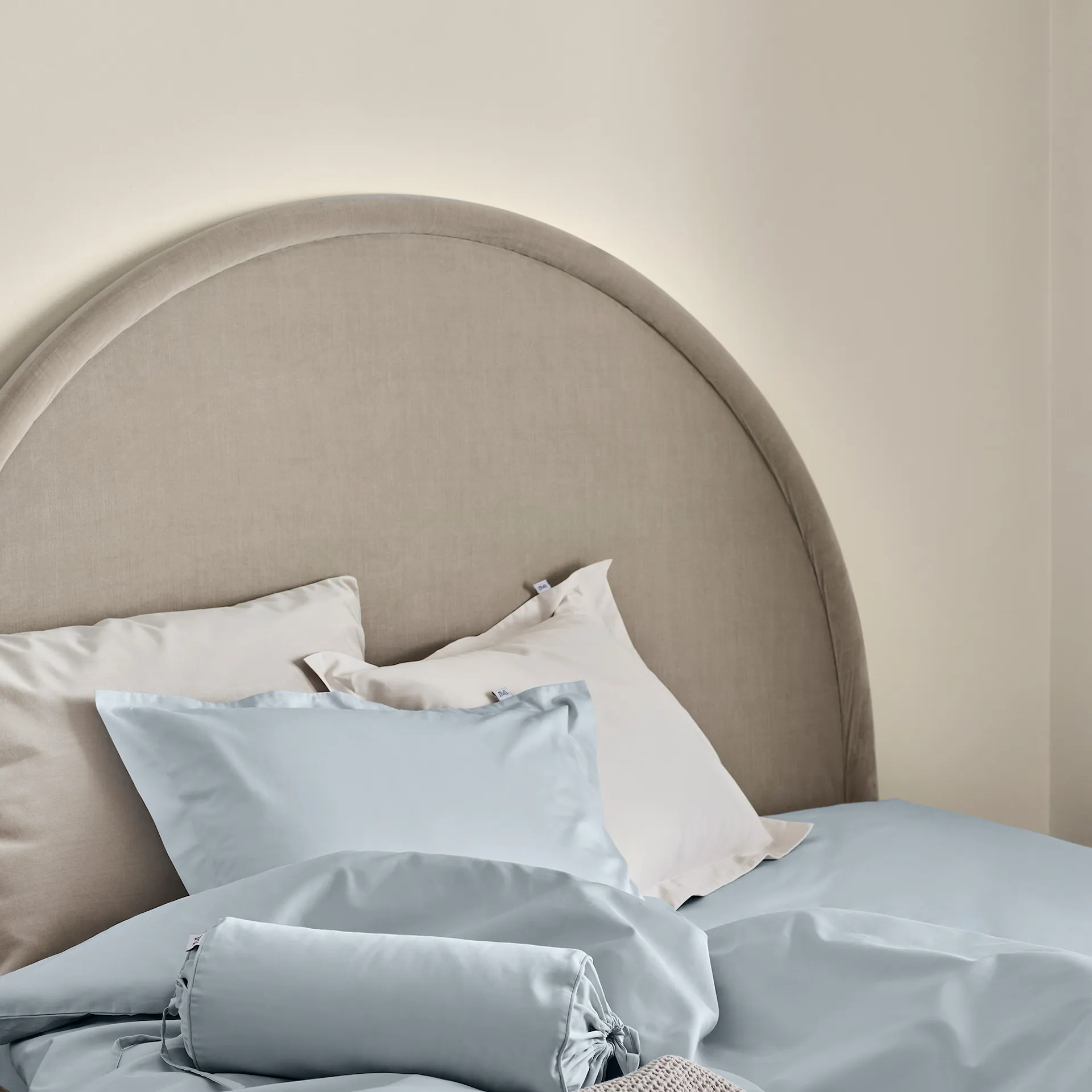 Luna Headboard Velvet Beige - Mille Notti - NO GA