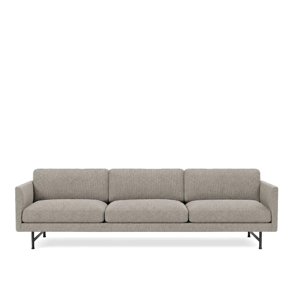 Calmo 3-Seater Sofa Black Metal