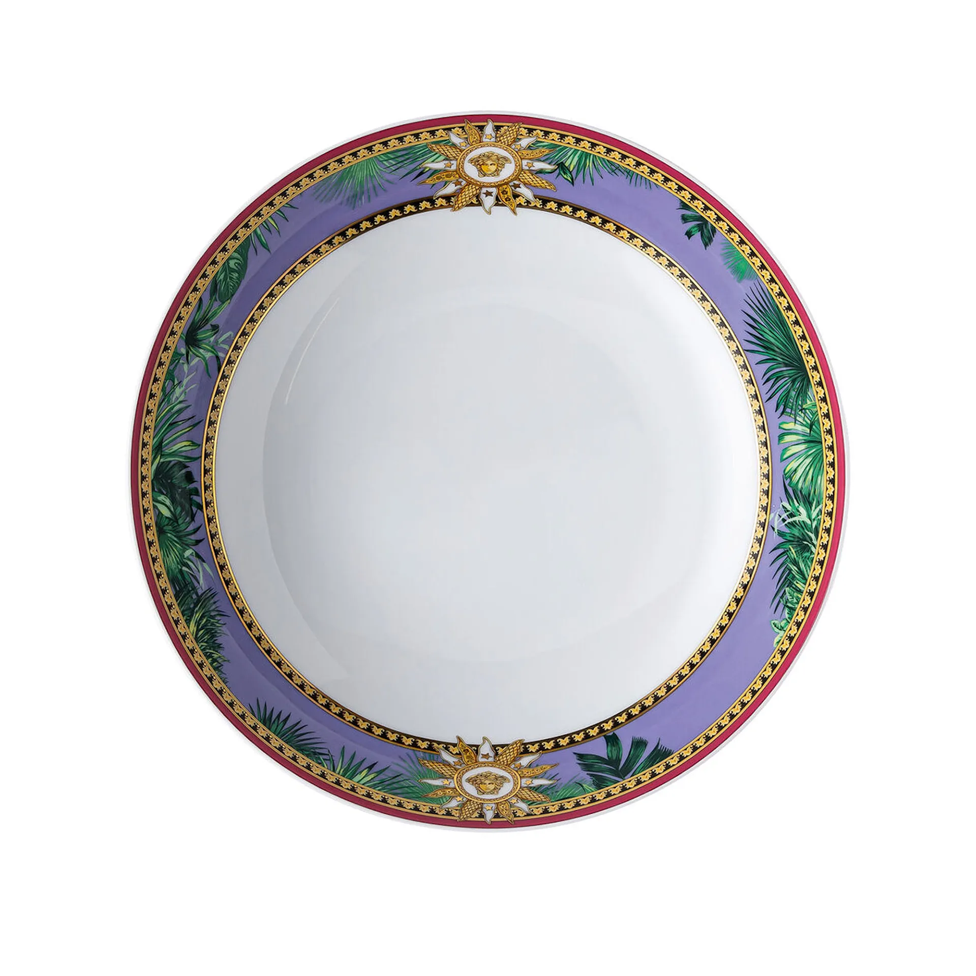 Jungle Animalier, 22 cm Deep Plate - Versace - NO GA