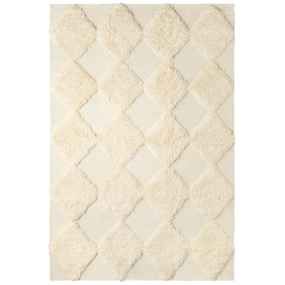 Sample Chess Rya Rug White