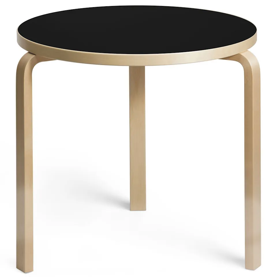 Aalto Table Round 90B eettafel